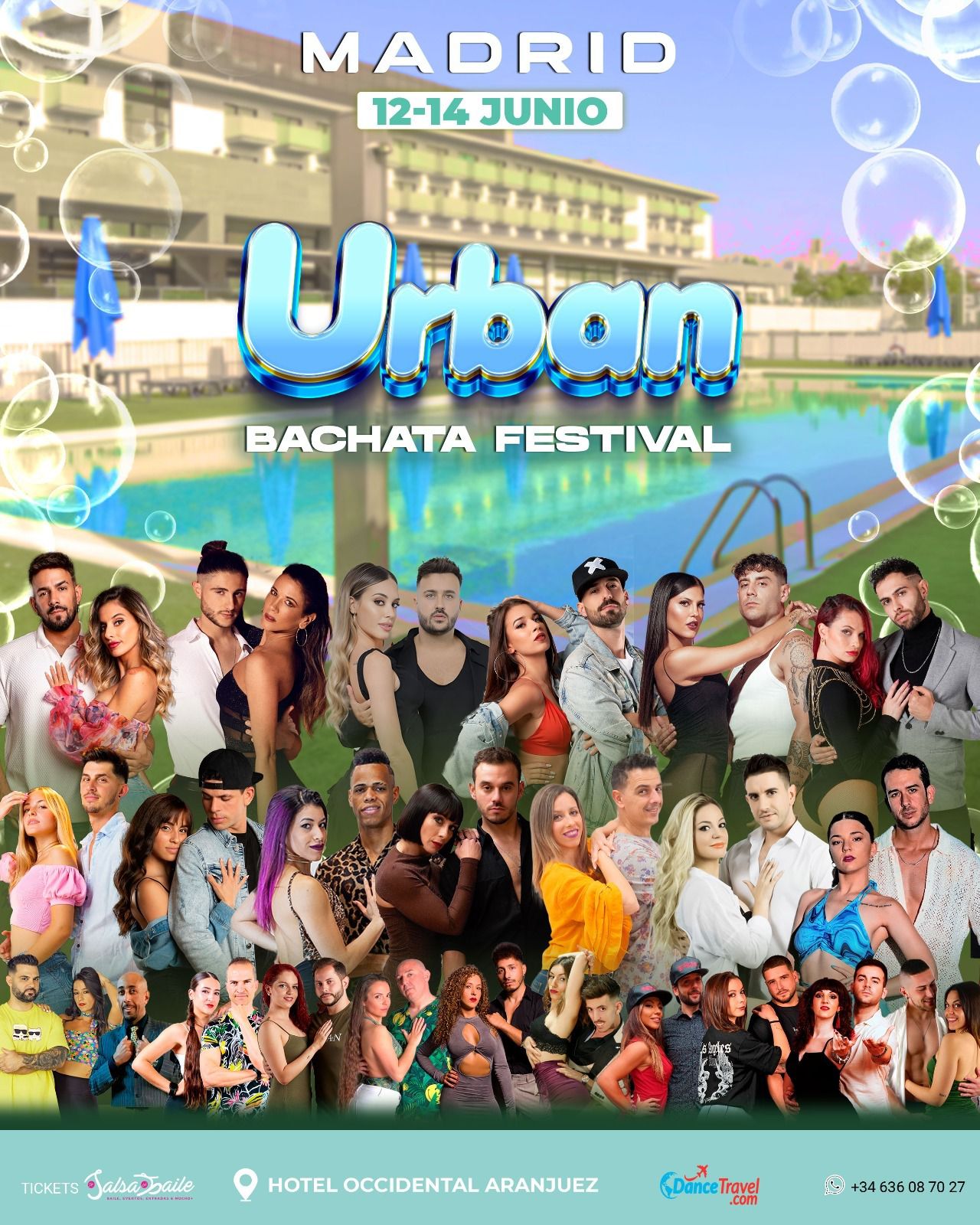 Urban Bachata Festival: Bachata, Salsa y Kizomba en Aranjuez flyer