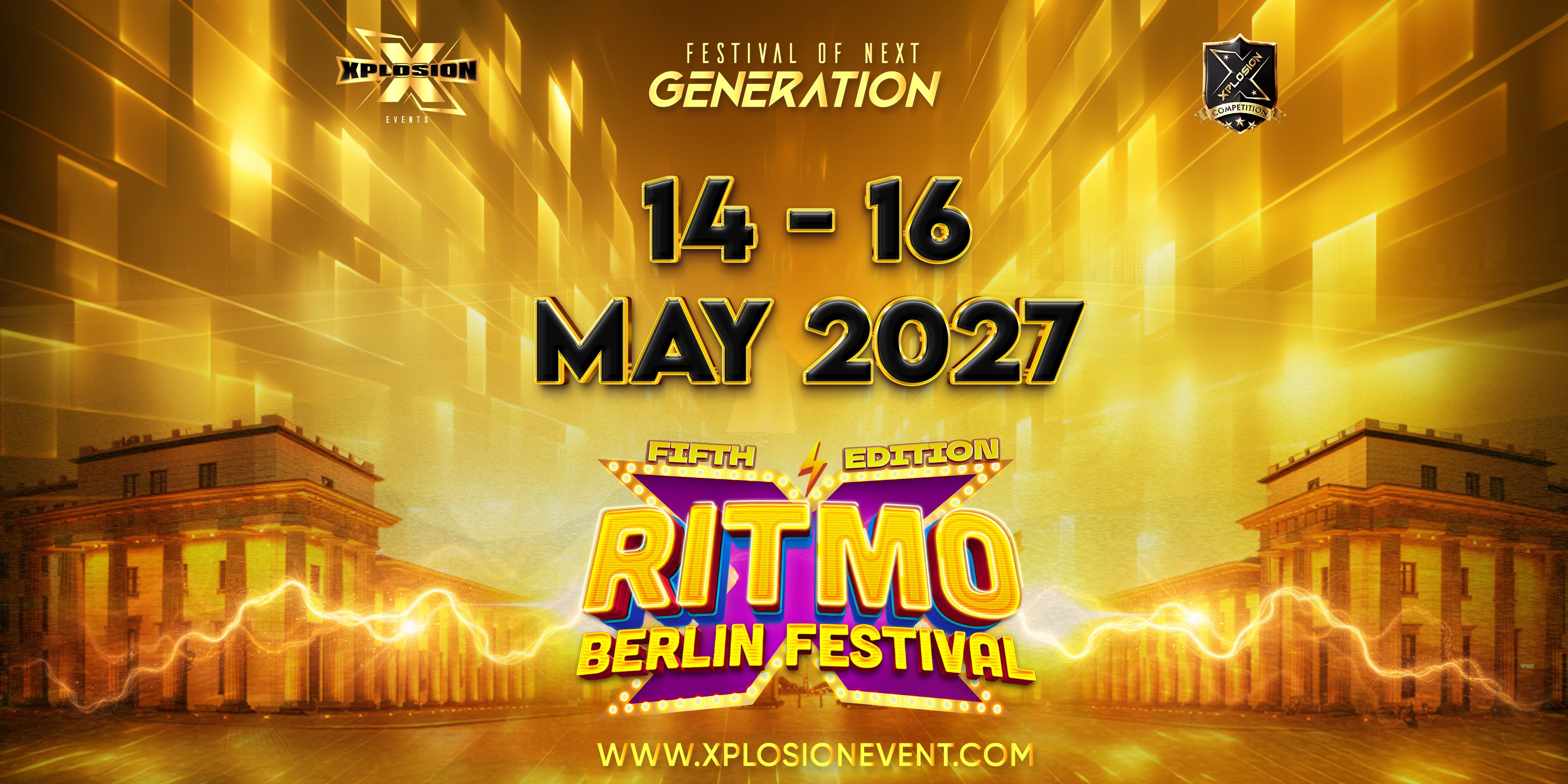 Xplosion RITMO BERLIN Festival 2027 - Festival of Next Generation flyer