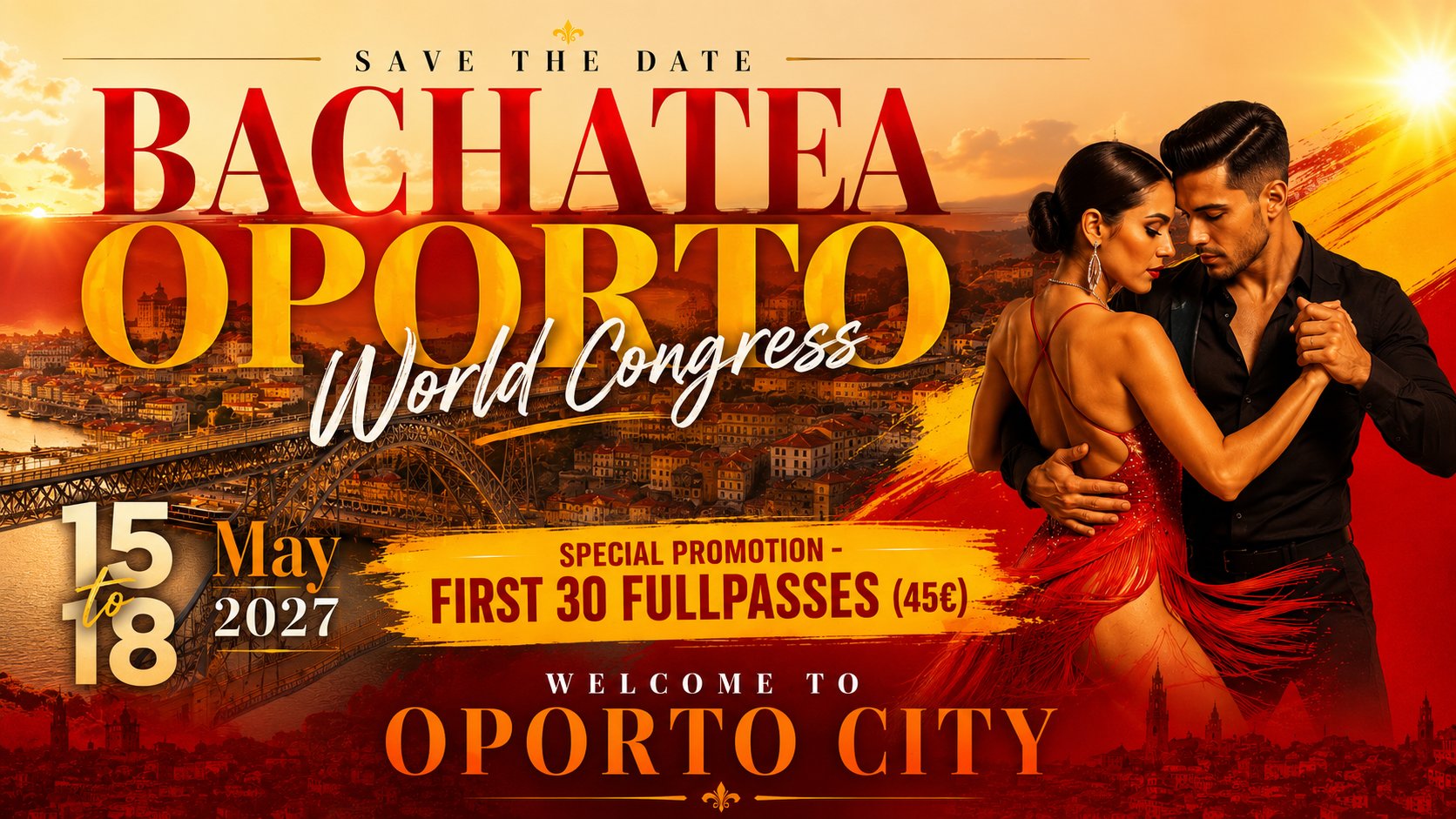 BACHATEIA OPORTO WORLD CONGRESS flyer