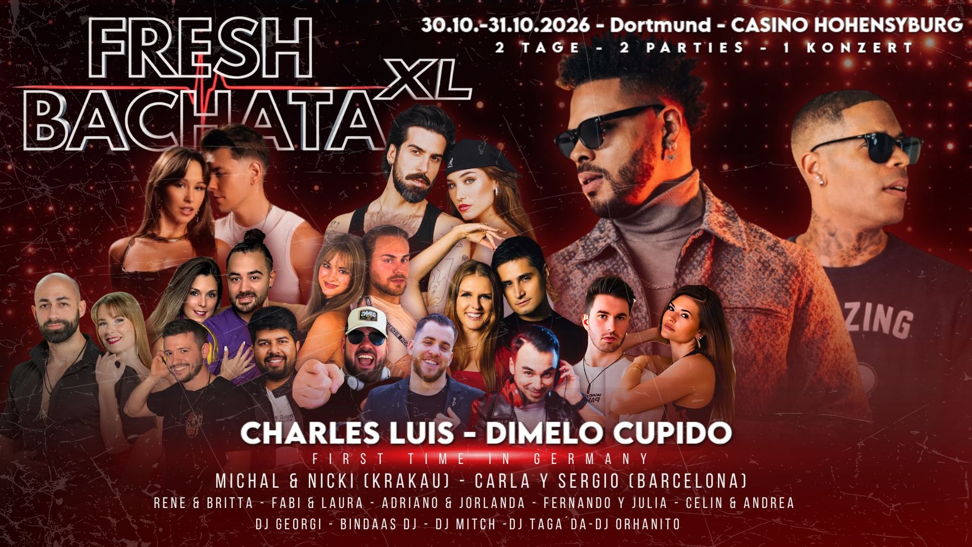 FRESH BACHATA XL - CHARLES LUIS LIVE flyer