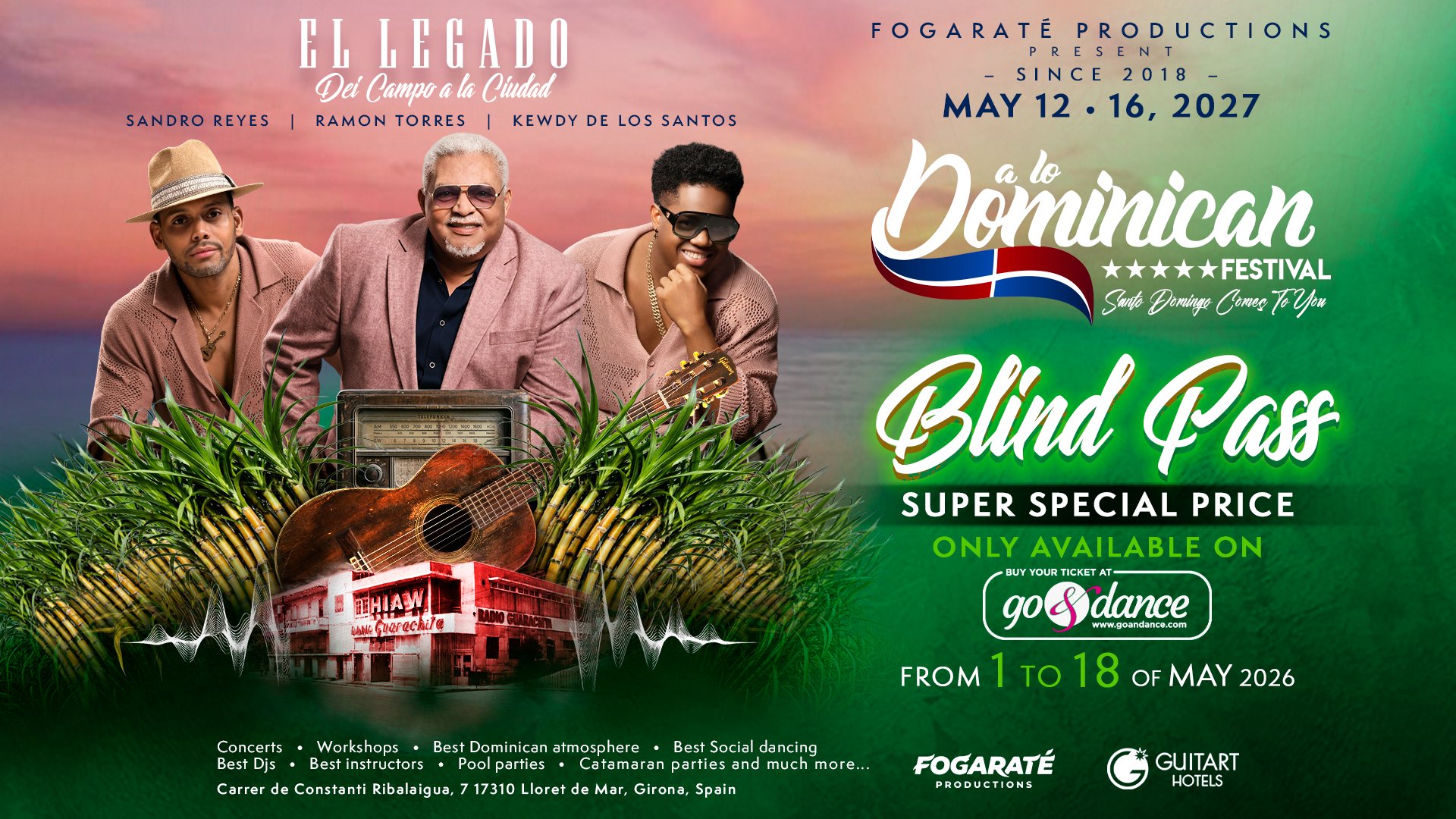 A LO DOMINICAN FESTIVAL 2027 (8a EDICIÓN - DEI CAMPO A LA CIUDAD) flyer