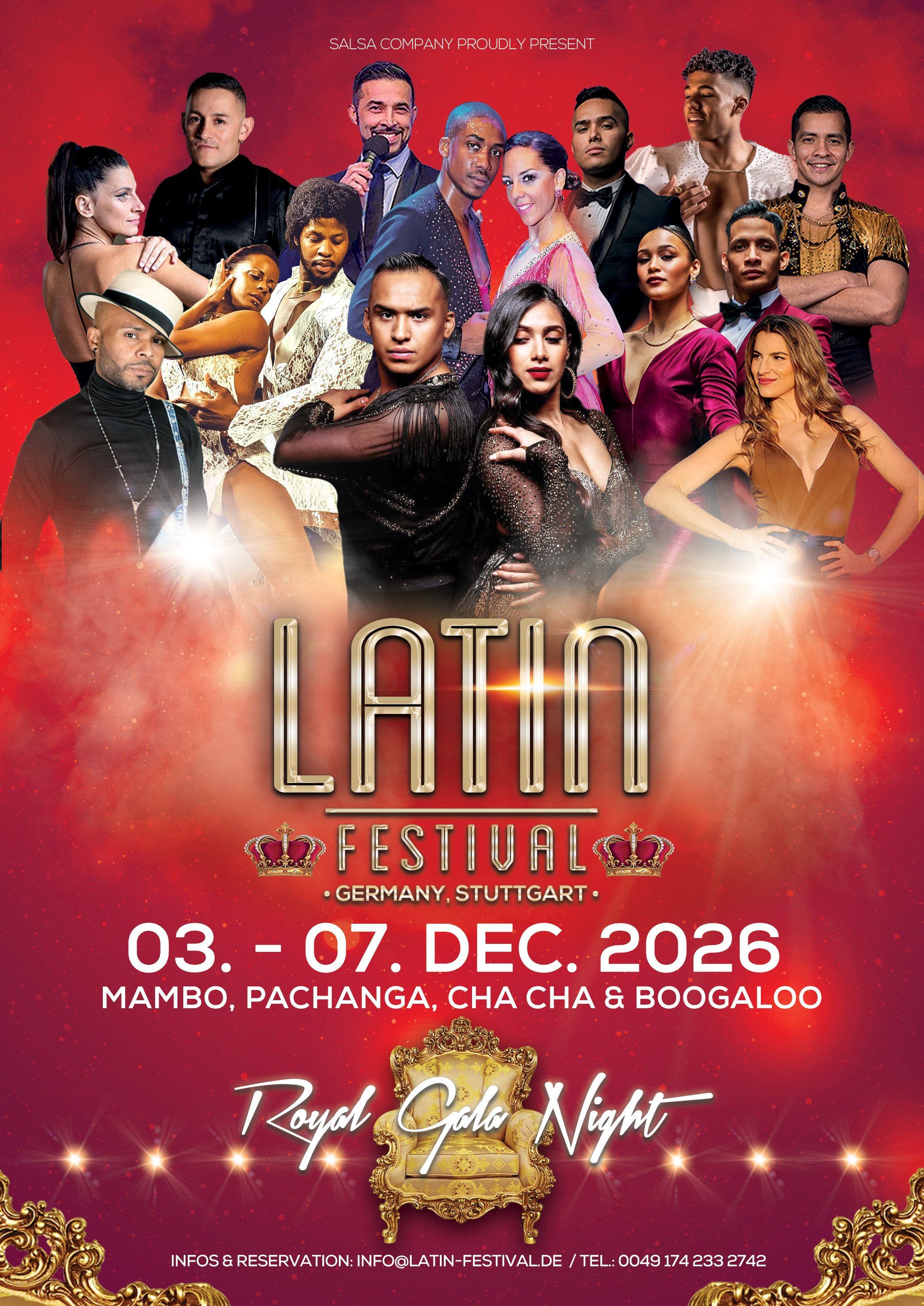 Latin Festival Germany flyer