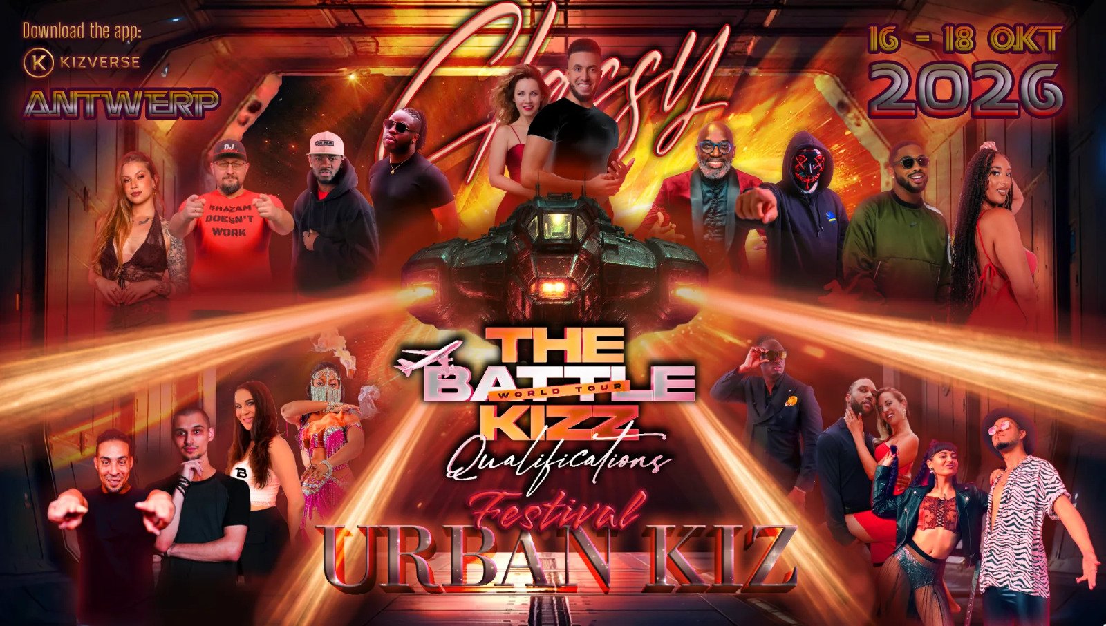 Classy Urbankiz festival flyer