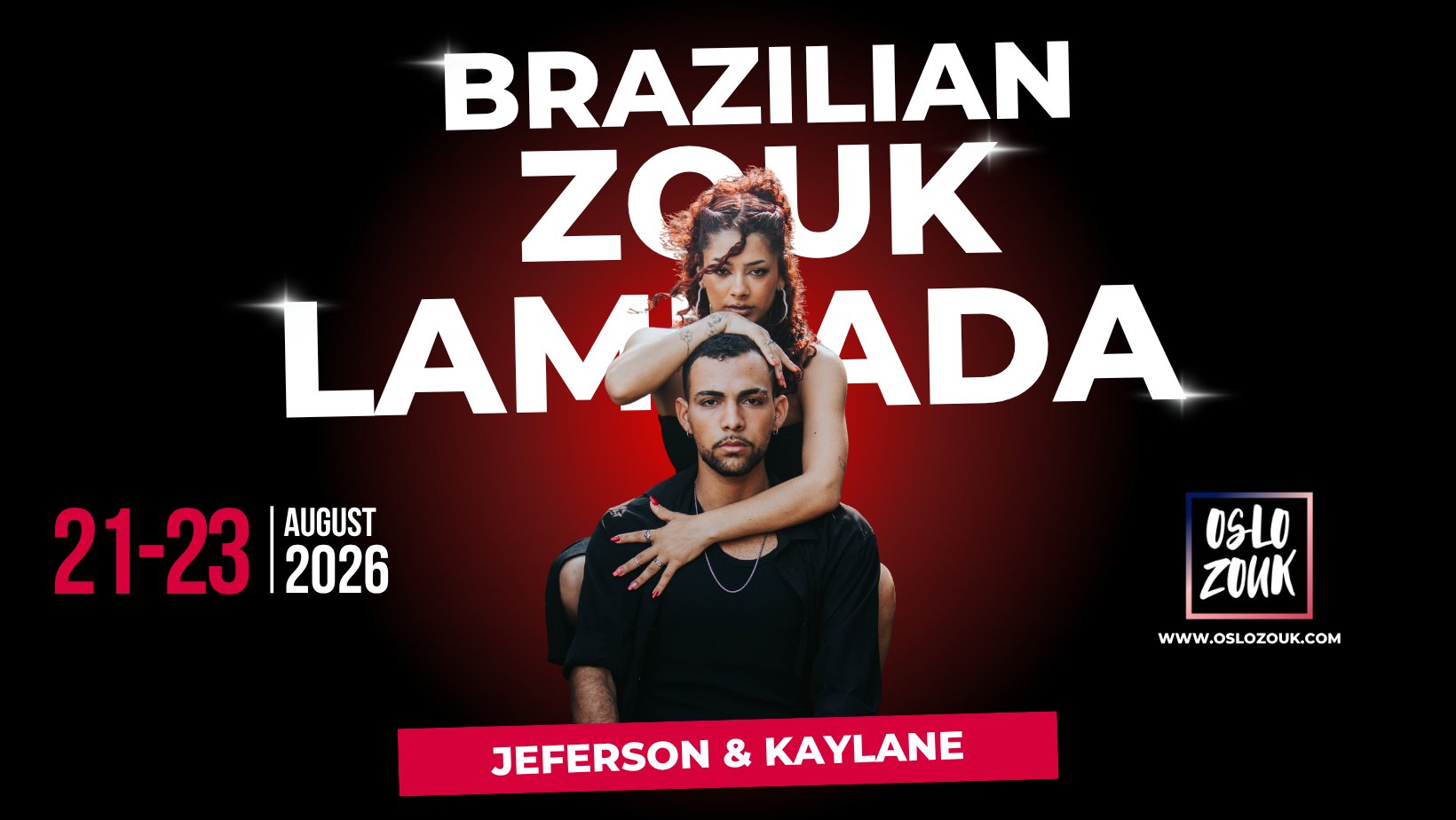 Brazilian zouk & Lambada with Jeferson & Kaylane flyer