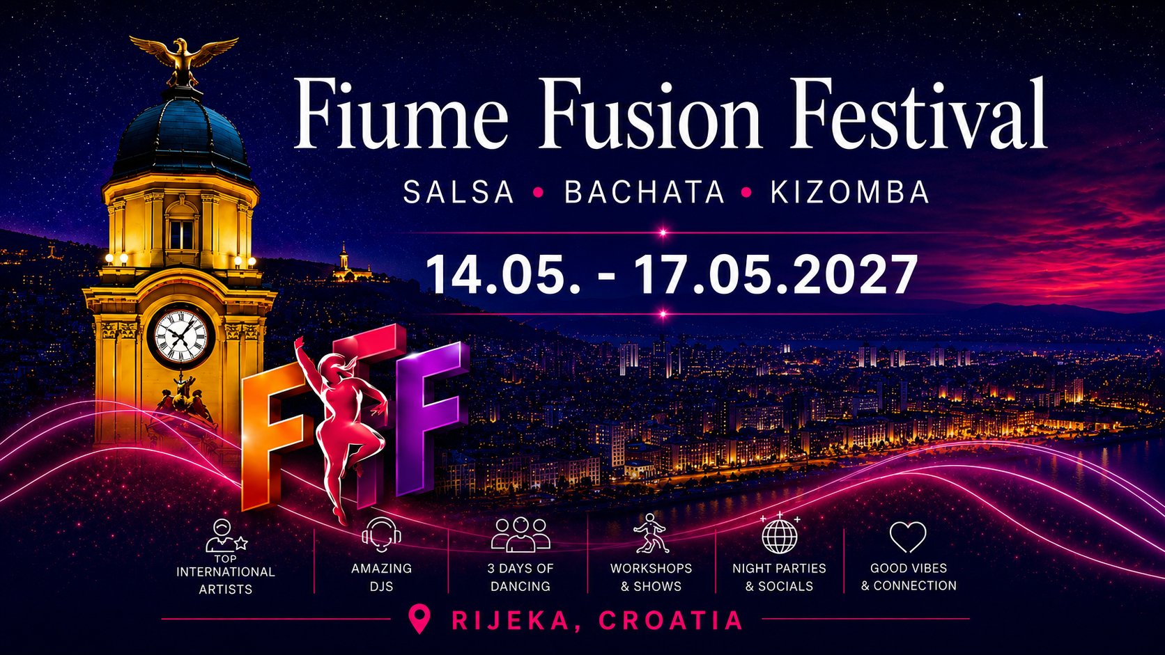 Fiume Fusion Festival flyer