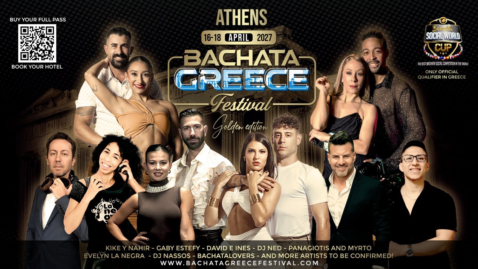BACHATA GREECE FESTIVAL 2027 flyer