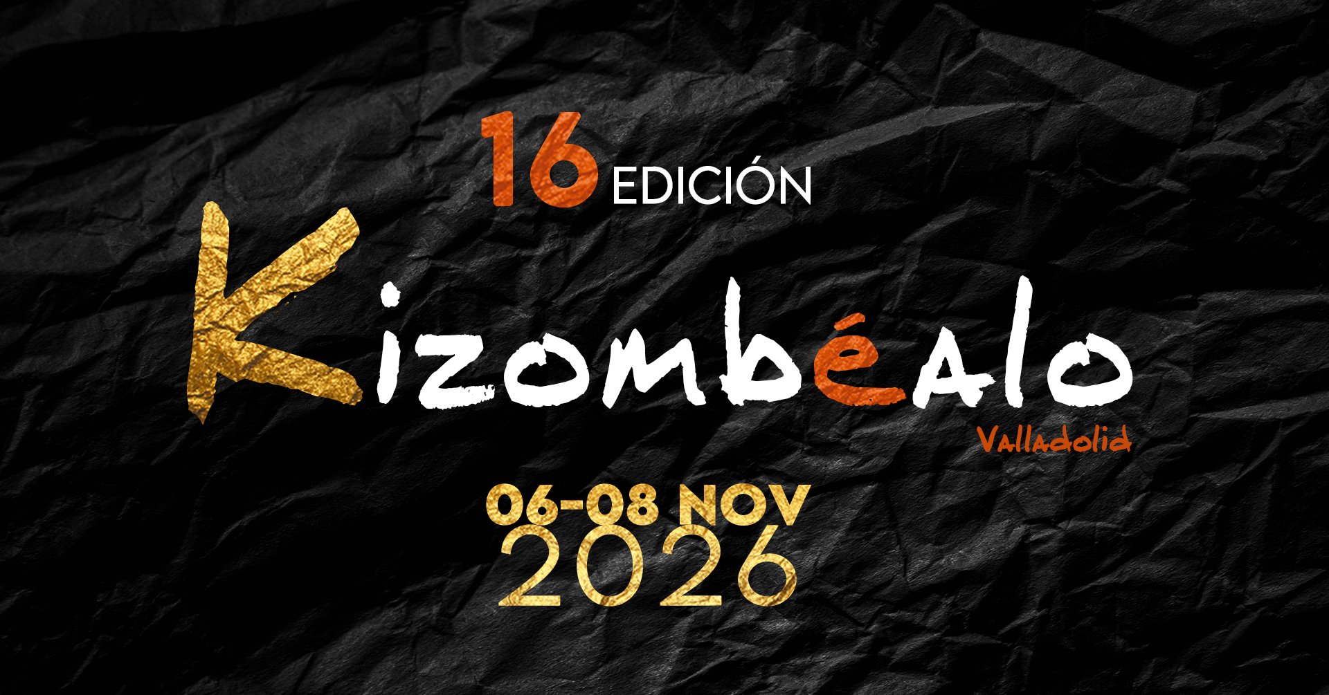 XVI Kizombéalo Valladolid 2026 flyer