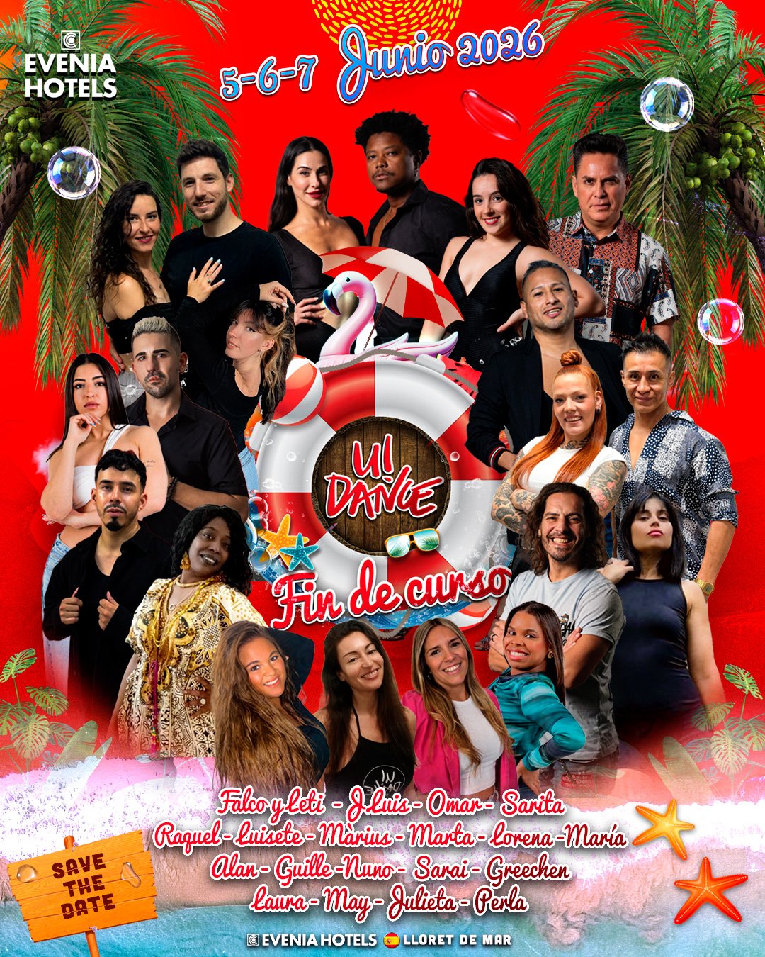 FIN DE CURSO U!DANCE flyer