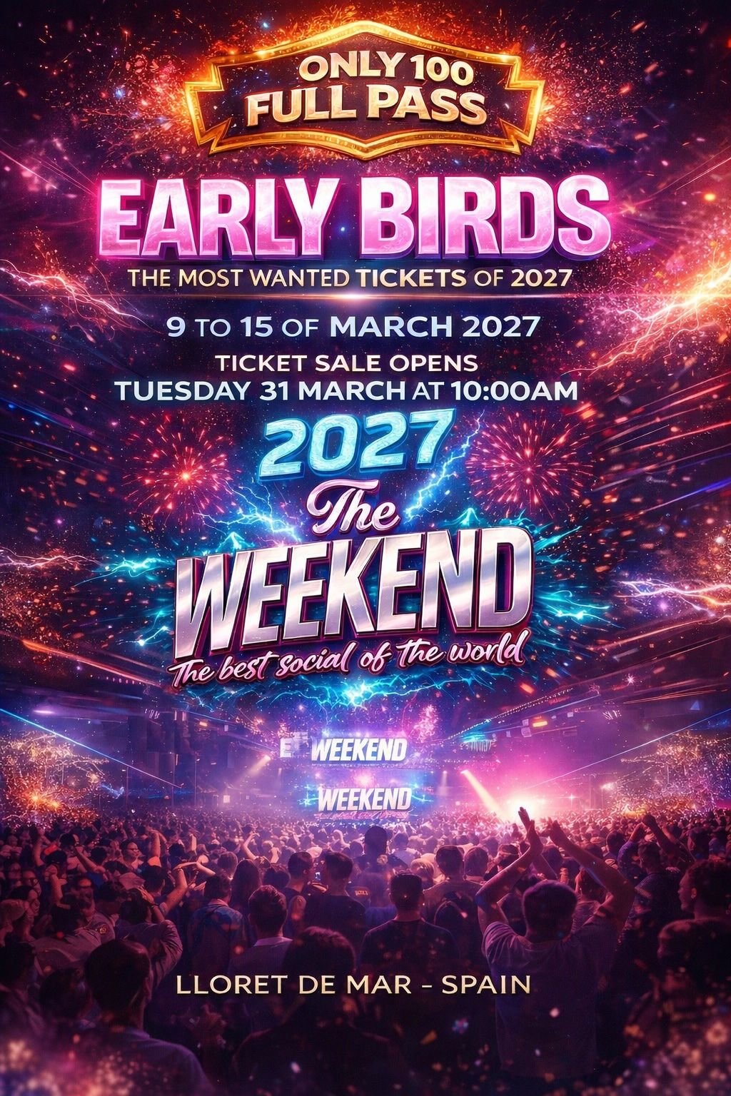 BCN Sensual Family - The Weekend 2027 flyer