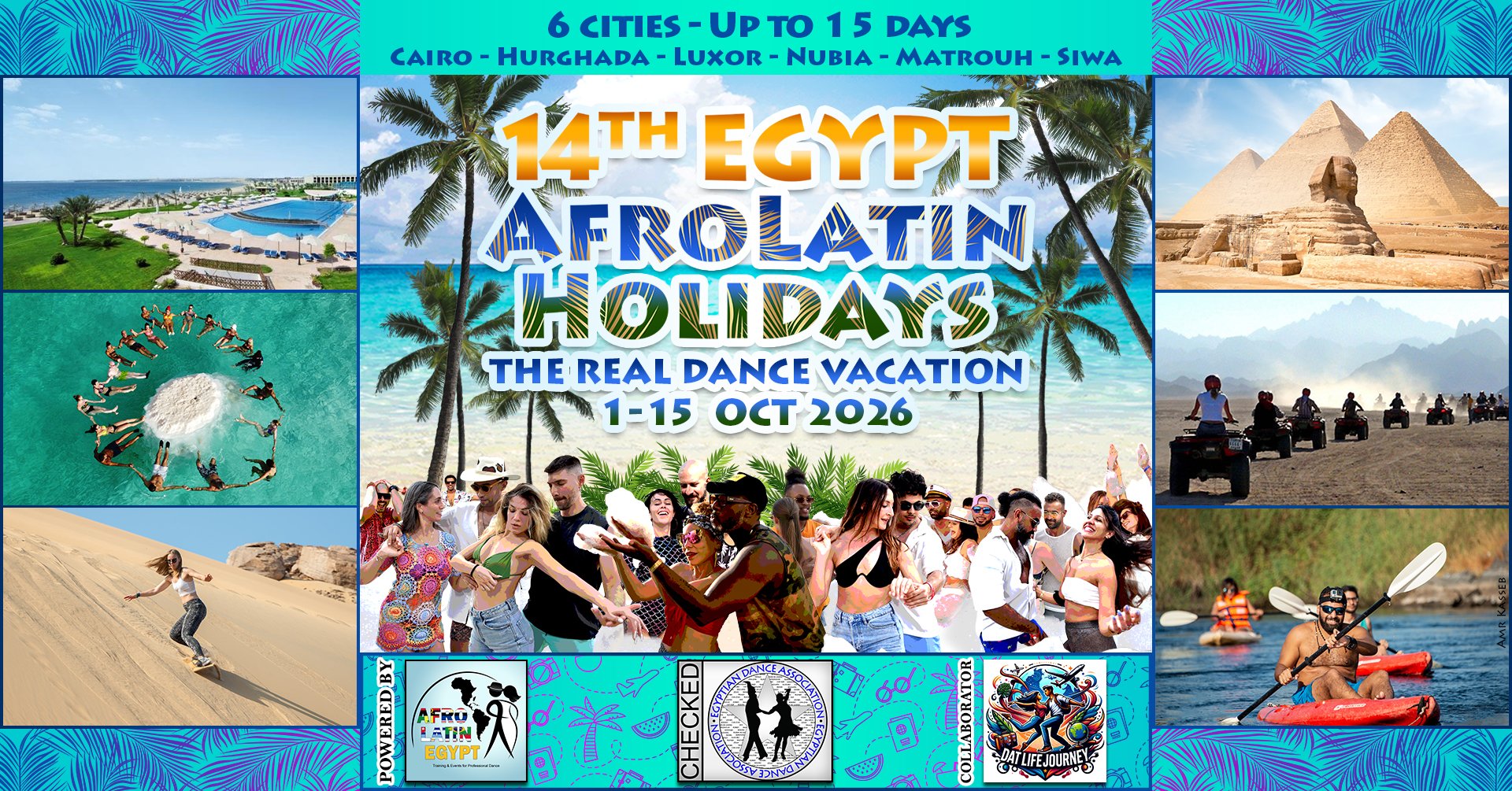 14th Egypt AfroLatin Holidays - Oct 2026 flyer