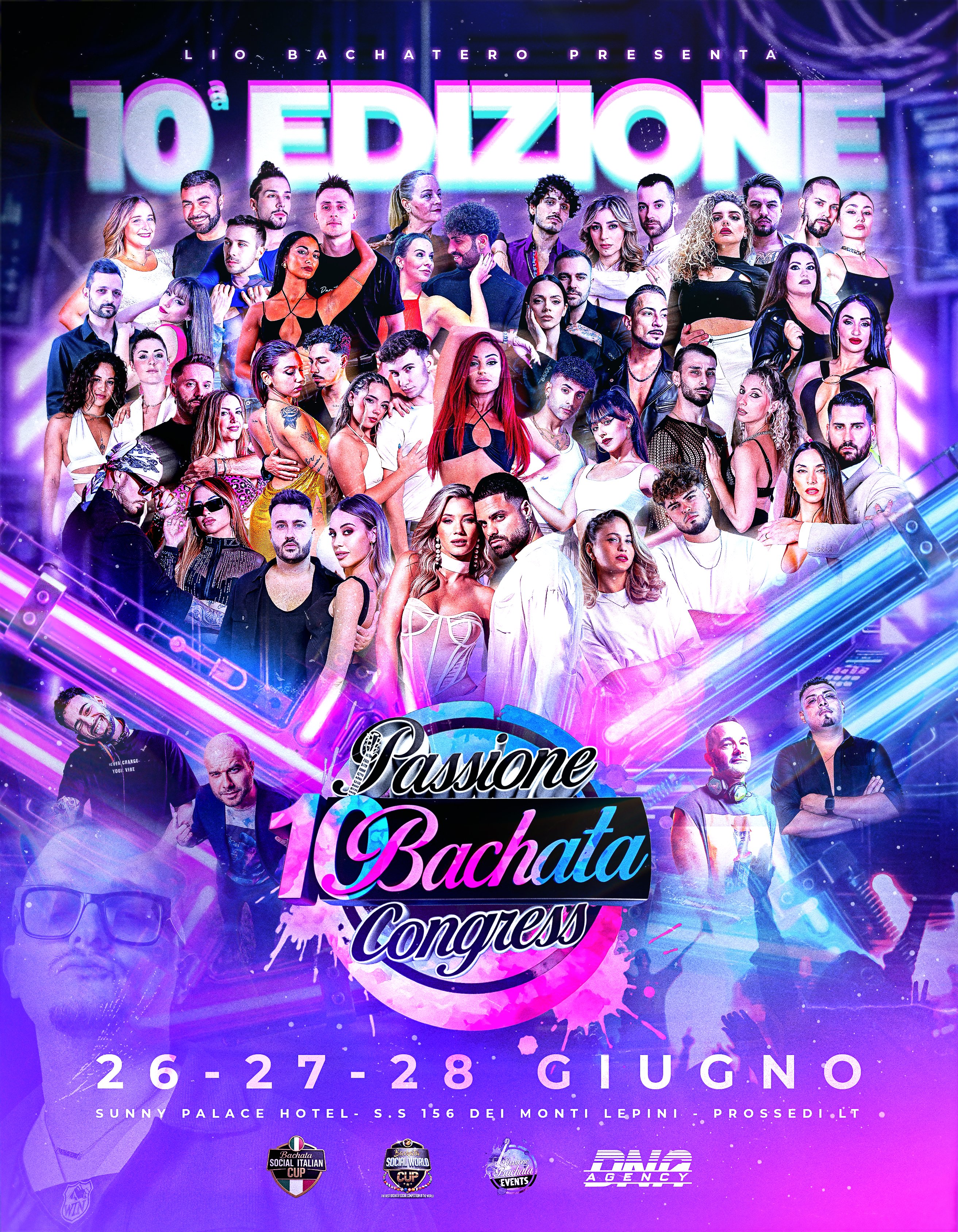 26/27/28 GIUGNO PASSIONE BACHATA CONGRESS - SUMMER EDITION flyer