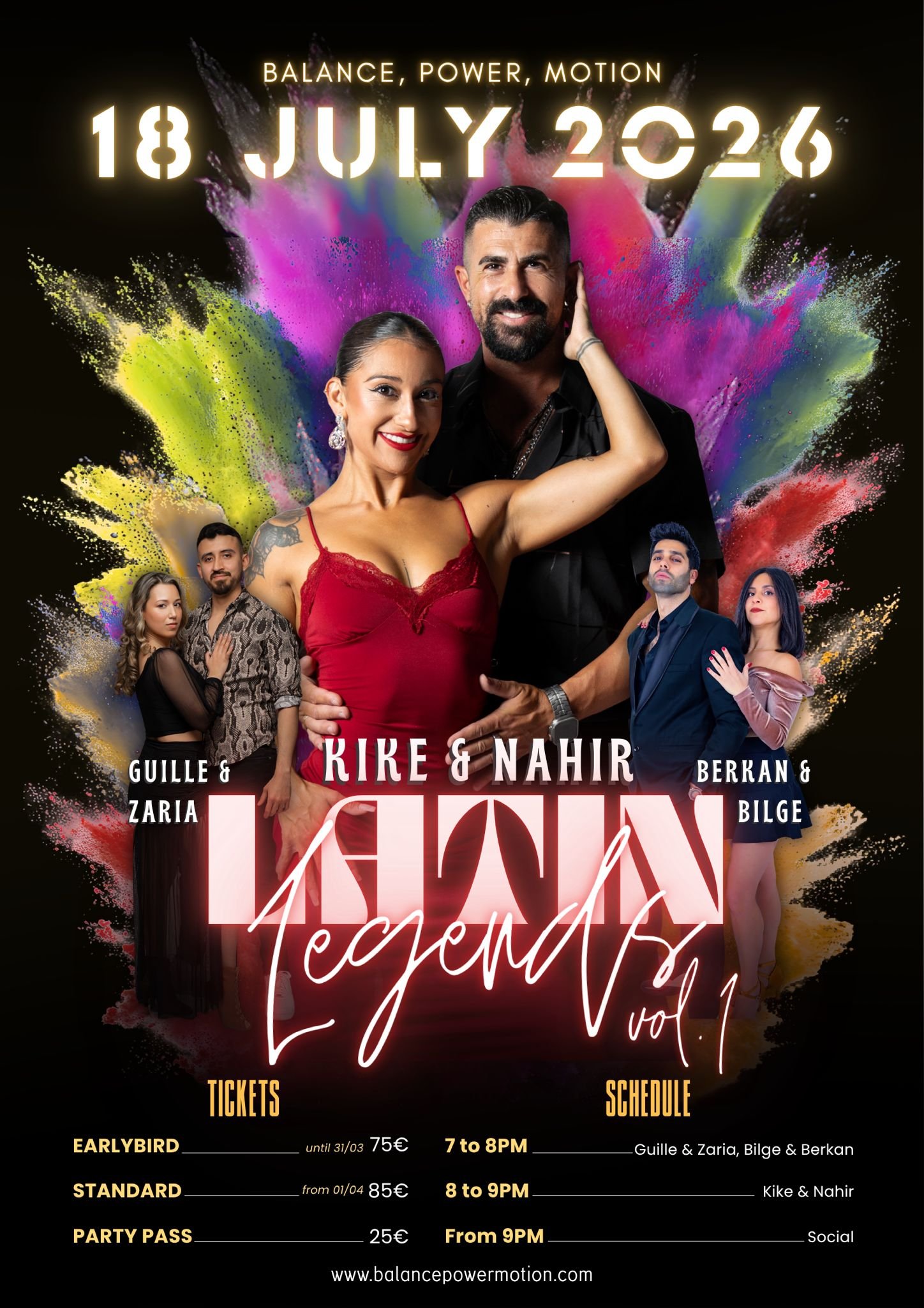 Latin Legends Vol.1 2026 flyer