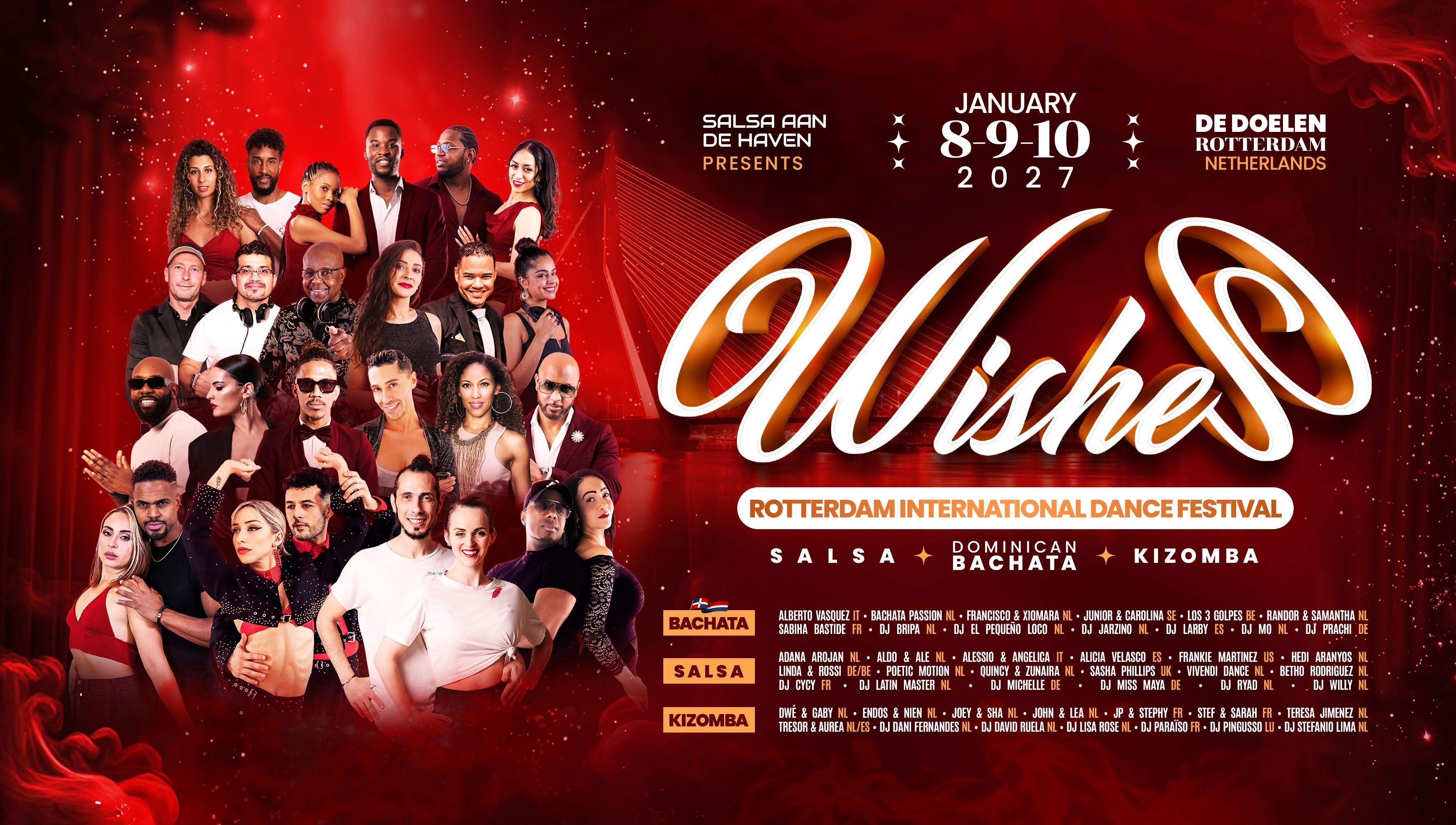 WISHES - Rotterdam International Dance Festival flyer