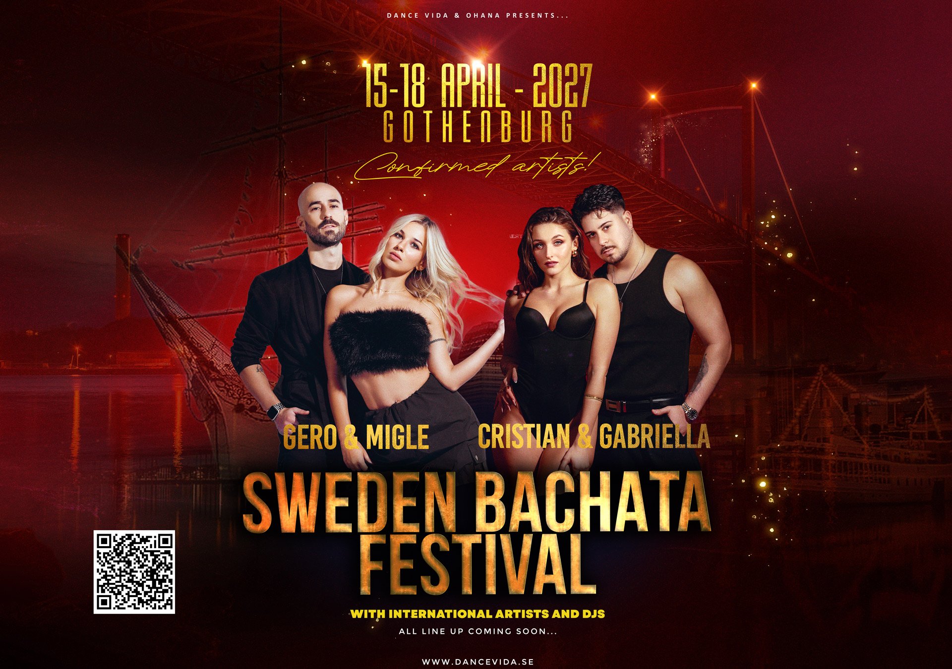 Sweden Bachata Festival 2027 flyer