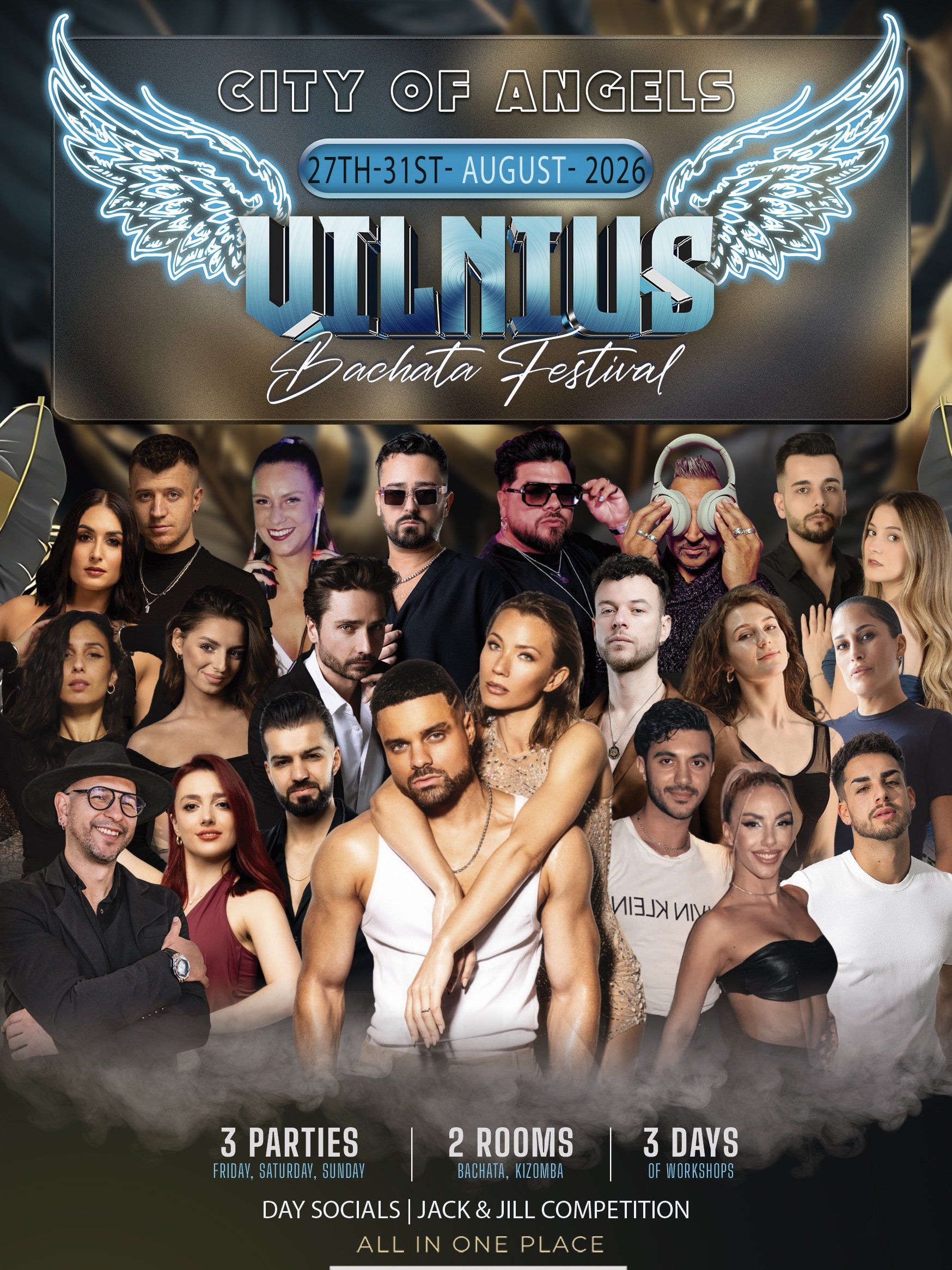 10th Vilnius Bachata Festival 2026 flyer