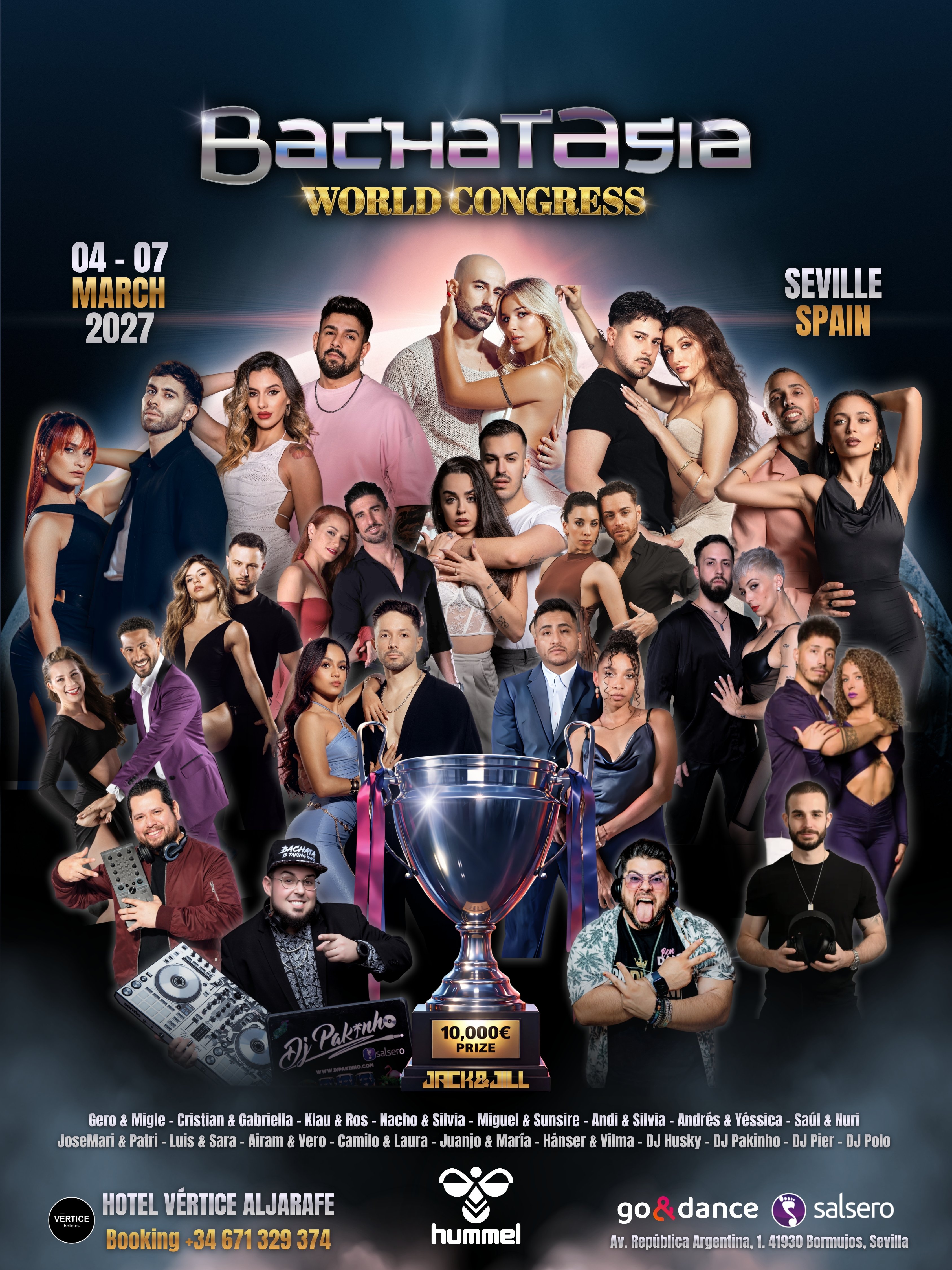 Bachatasia World Congress 2027 flyer