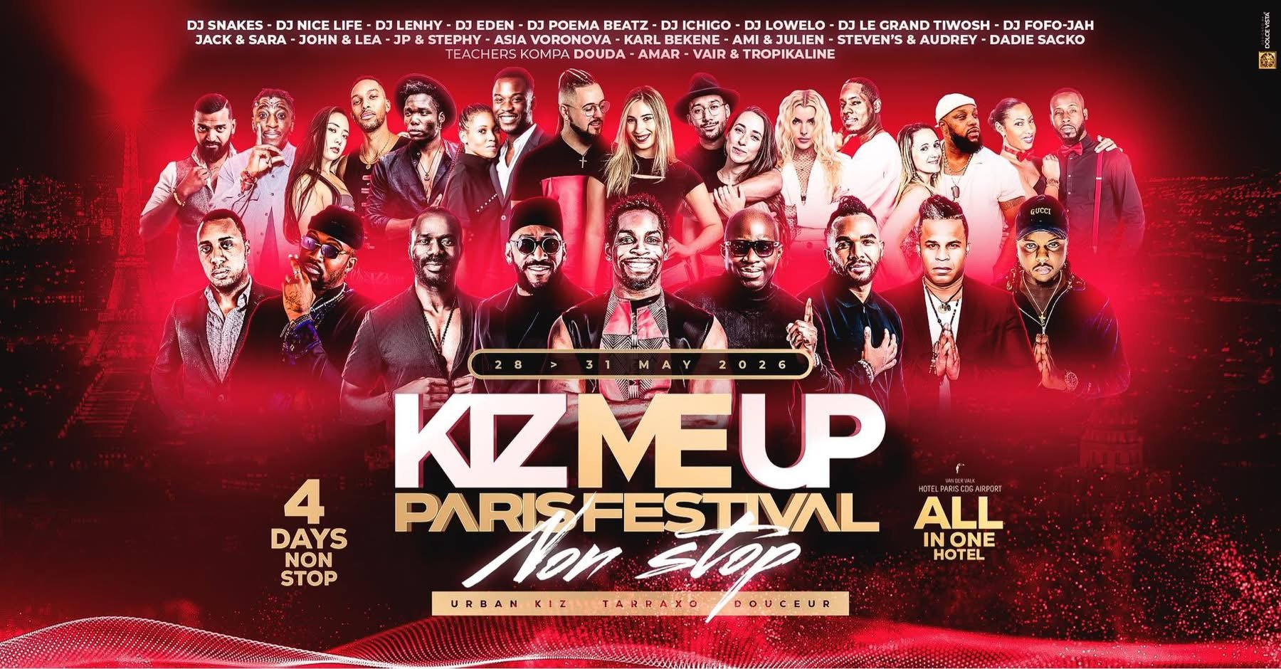 KIZMEUP PARIS FESTIVAL 2026 flyer