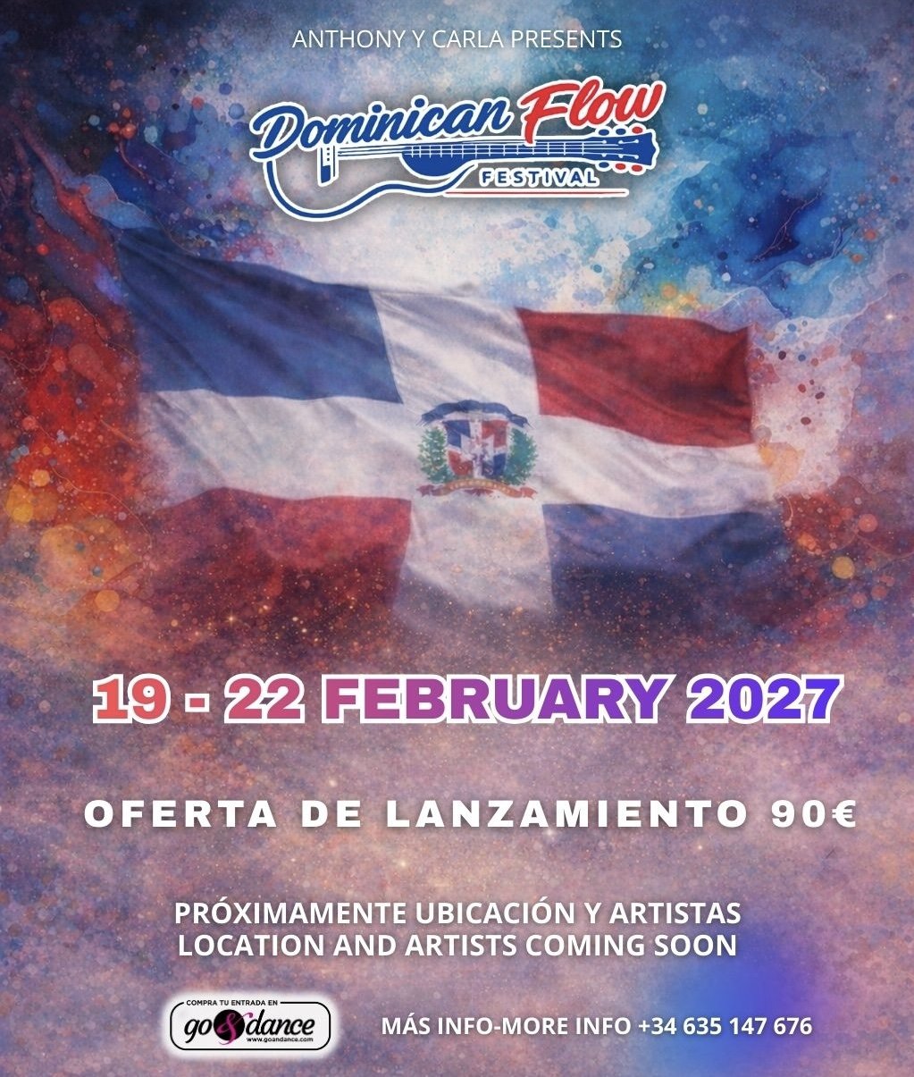 DOMINICAN FLOW FESTIVAL 2027 flyer