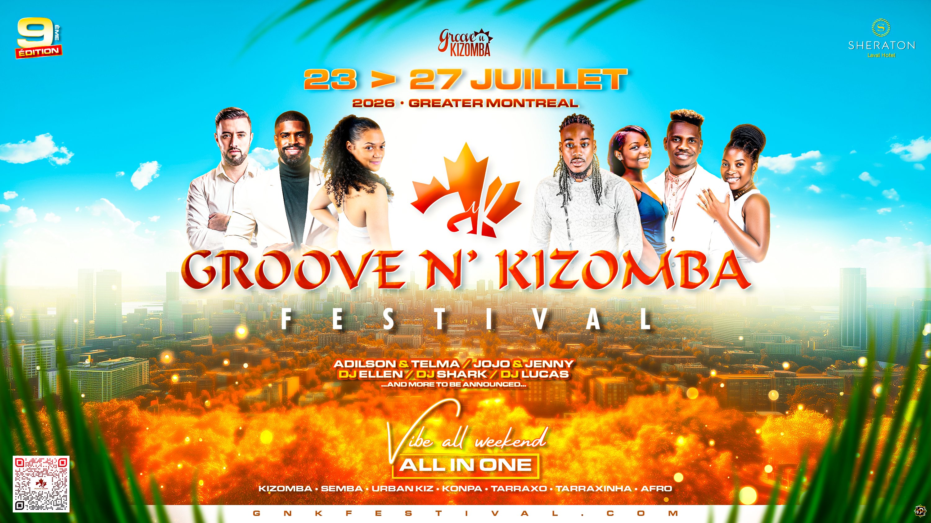 GROOVE N' KIZOMBA FESTIVAL 2026 flyer