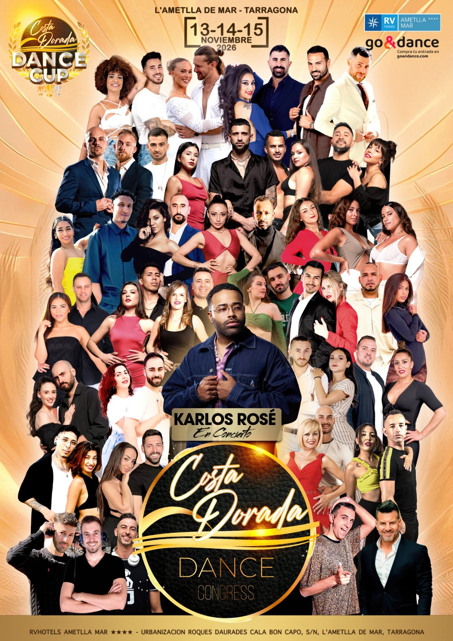 Costa Dorada Dance Congress 2026 flyer