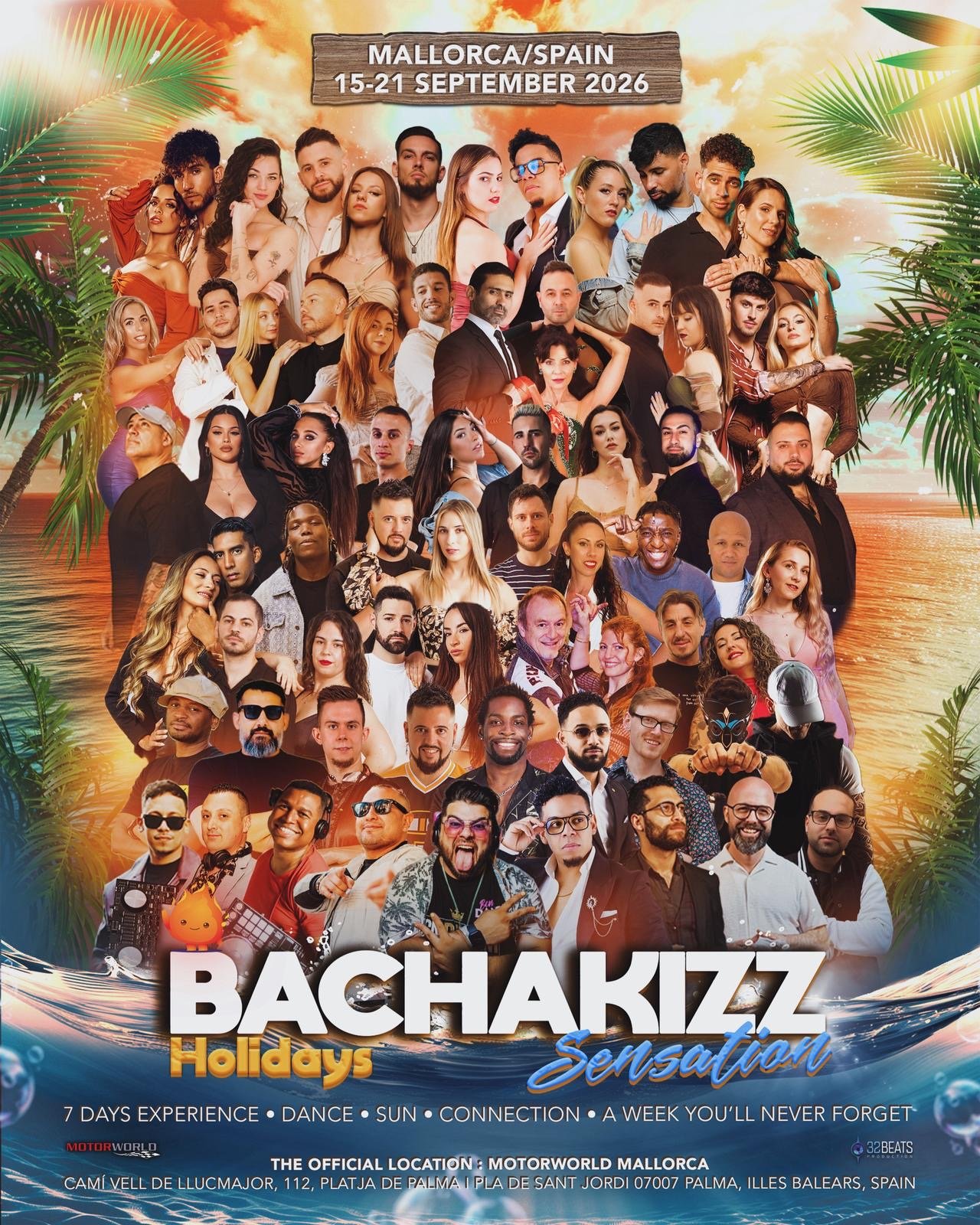 BachaKizz Sensation Holidays - 1 Week in Mallorca/Spain flyer