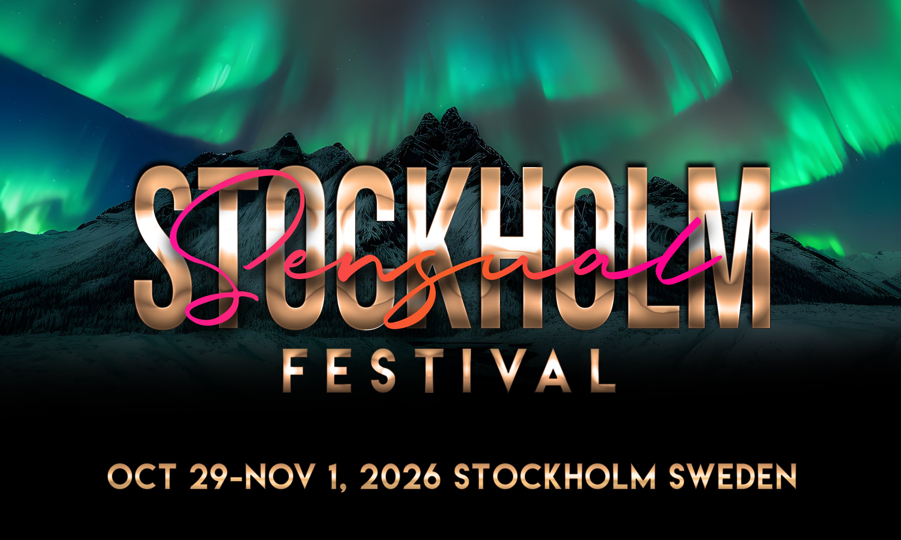Stockholm Sensual Festival 2026 flyer