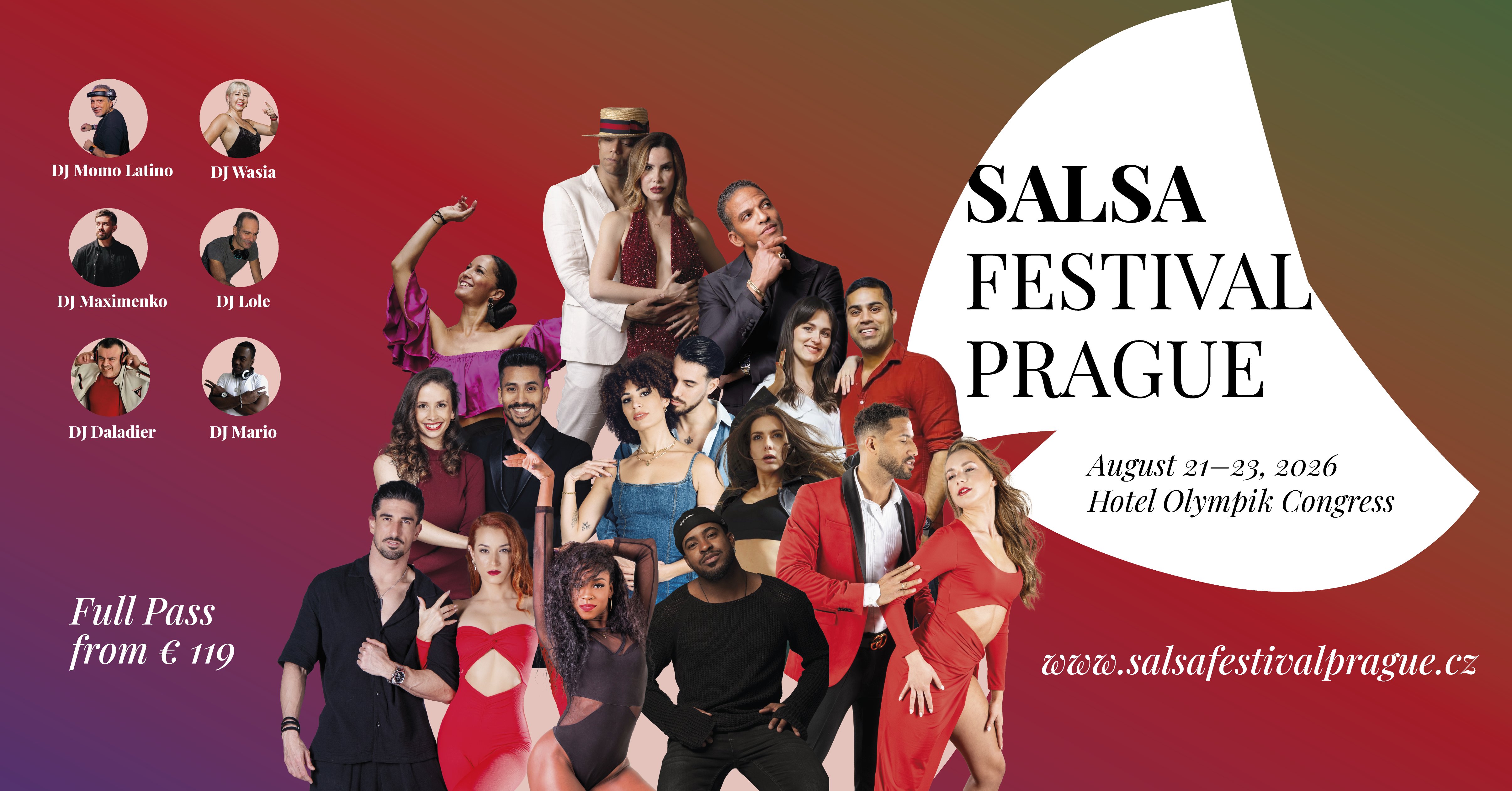 Salsa Festival Czech Republic 2026 flyer