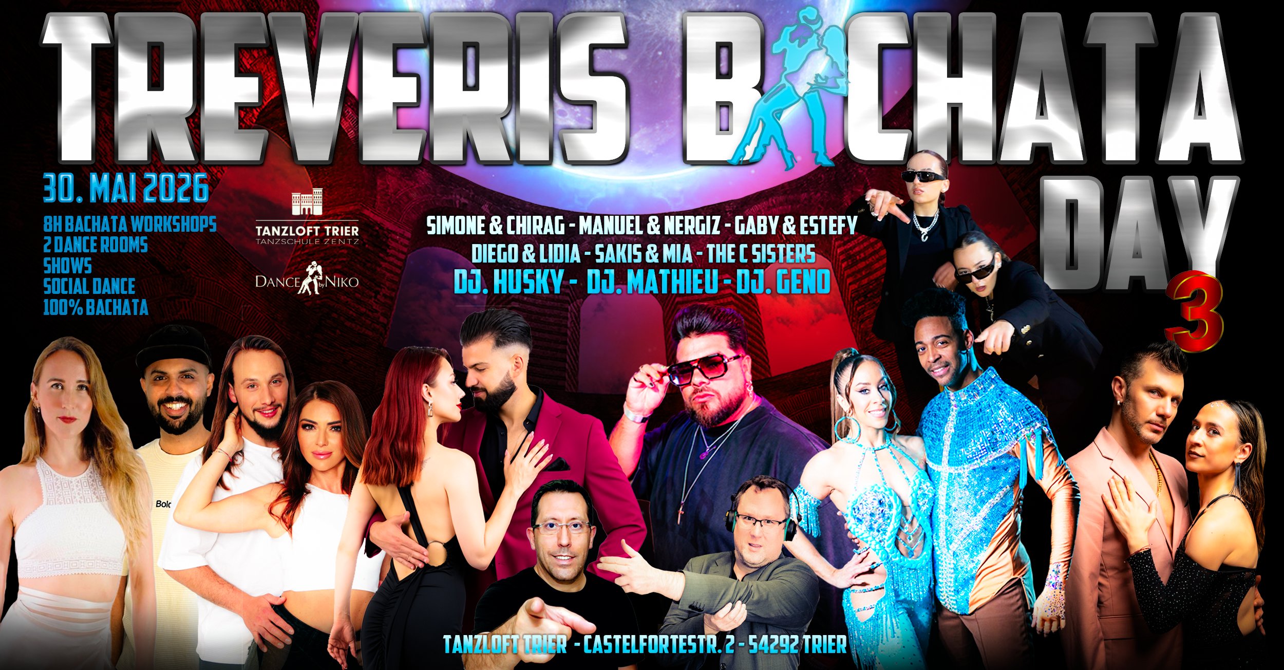 Treveris Bachata Day 3 flyer