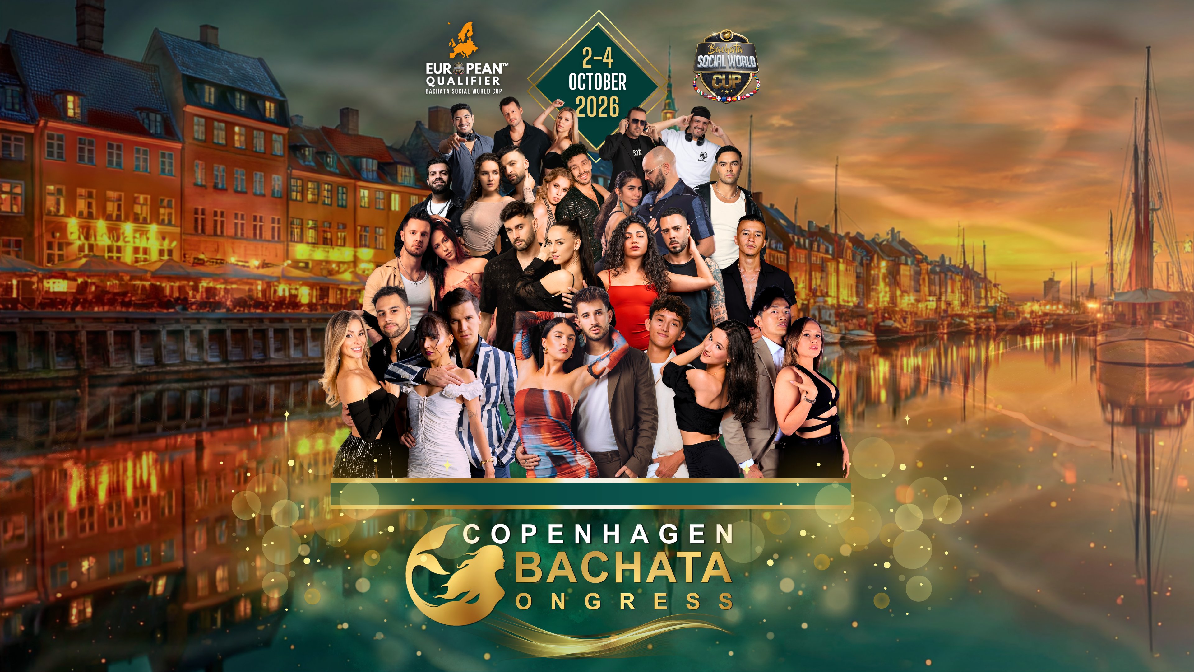 Copenhagen Bachata Congress 2026 flyer
