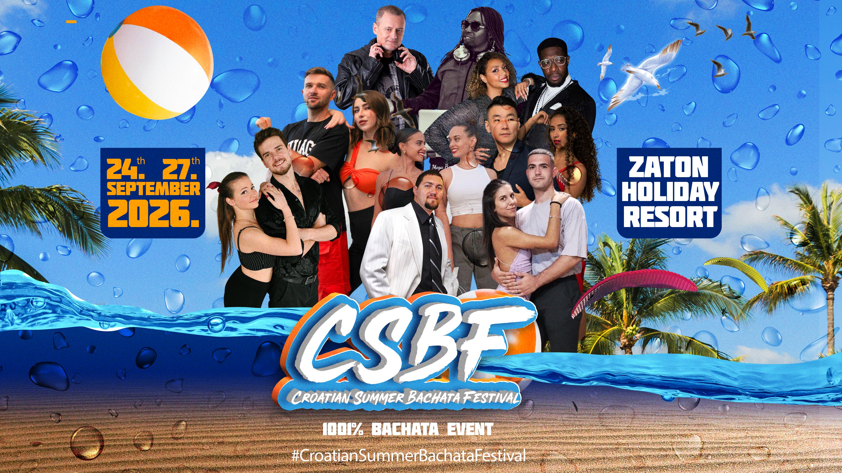 Croatian Summer Bachata Festival flyer