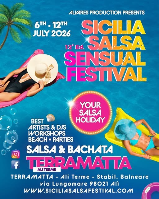 SICILIA SALSA SENSUAL FESTIVAL 2026 (12a Edición) flyer