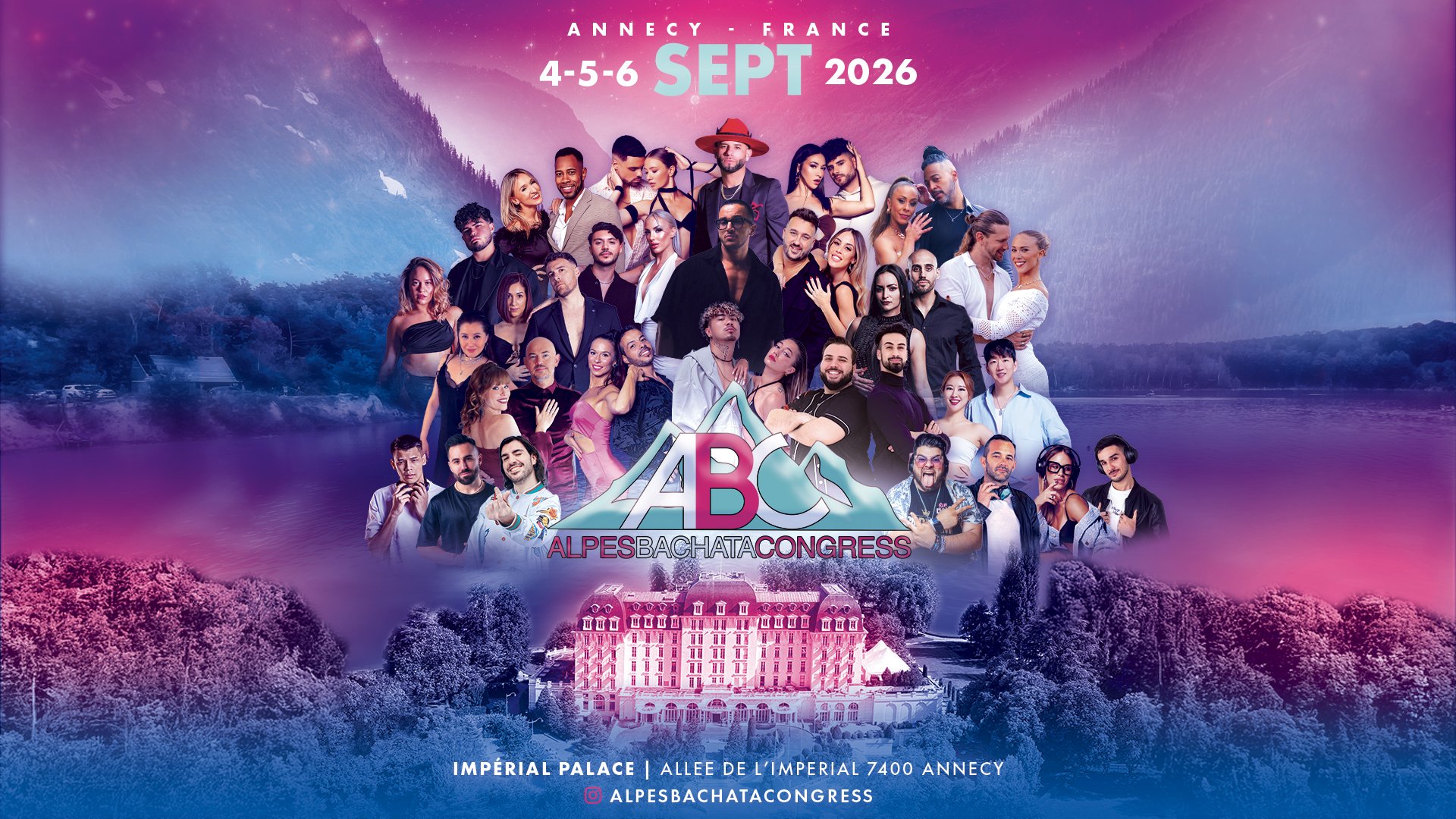 ALPES BACHATA CONGRESS - ABC - 4-5-6 September 2026 flyer