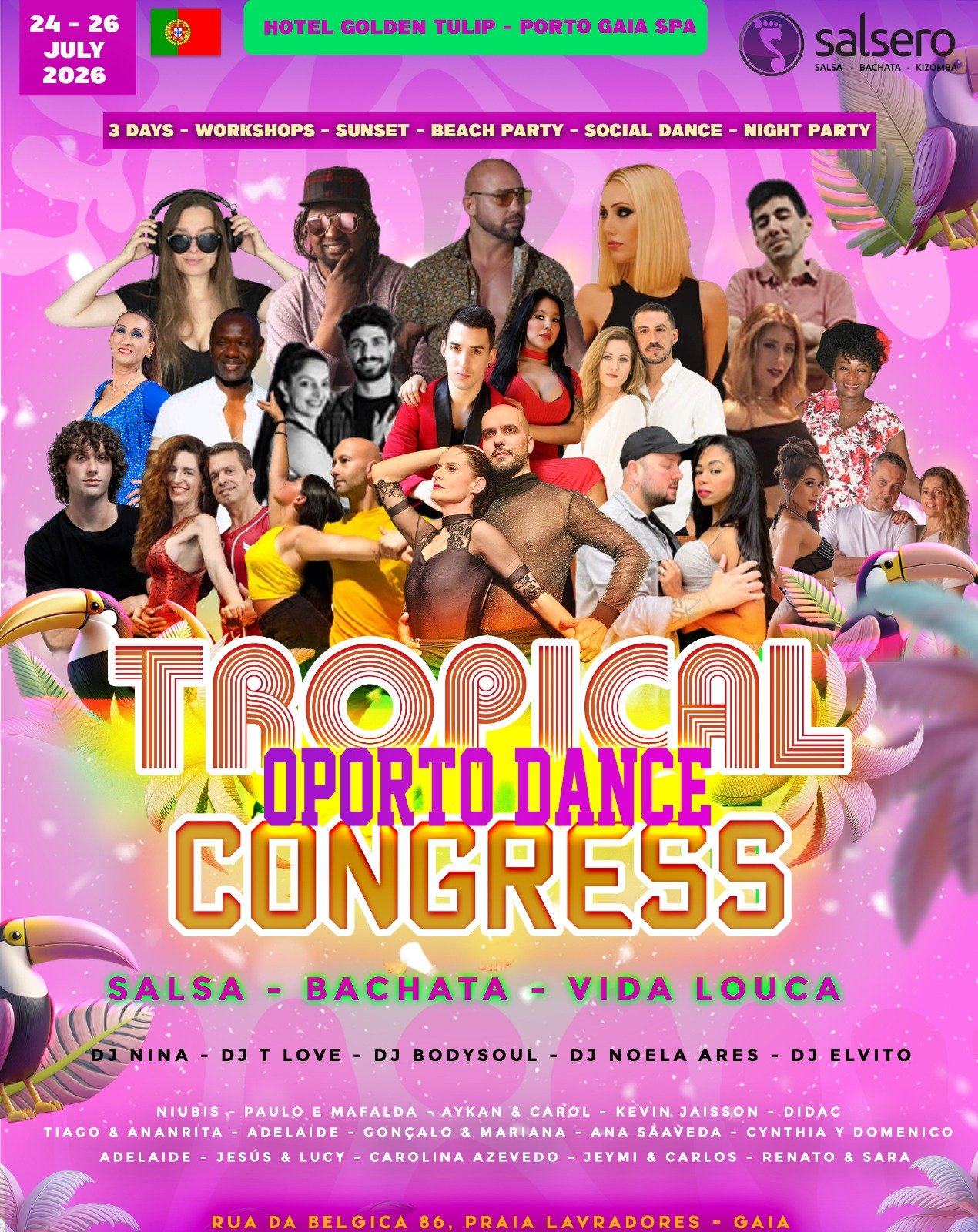 TROPICAL OPORTO DANCE CONGRESS flyer
