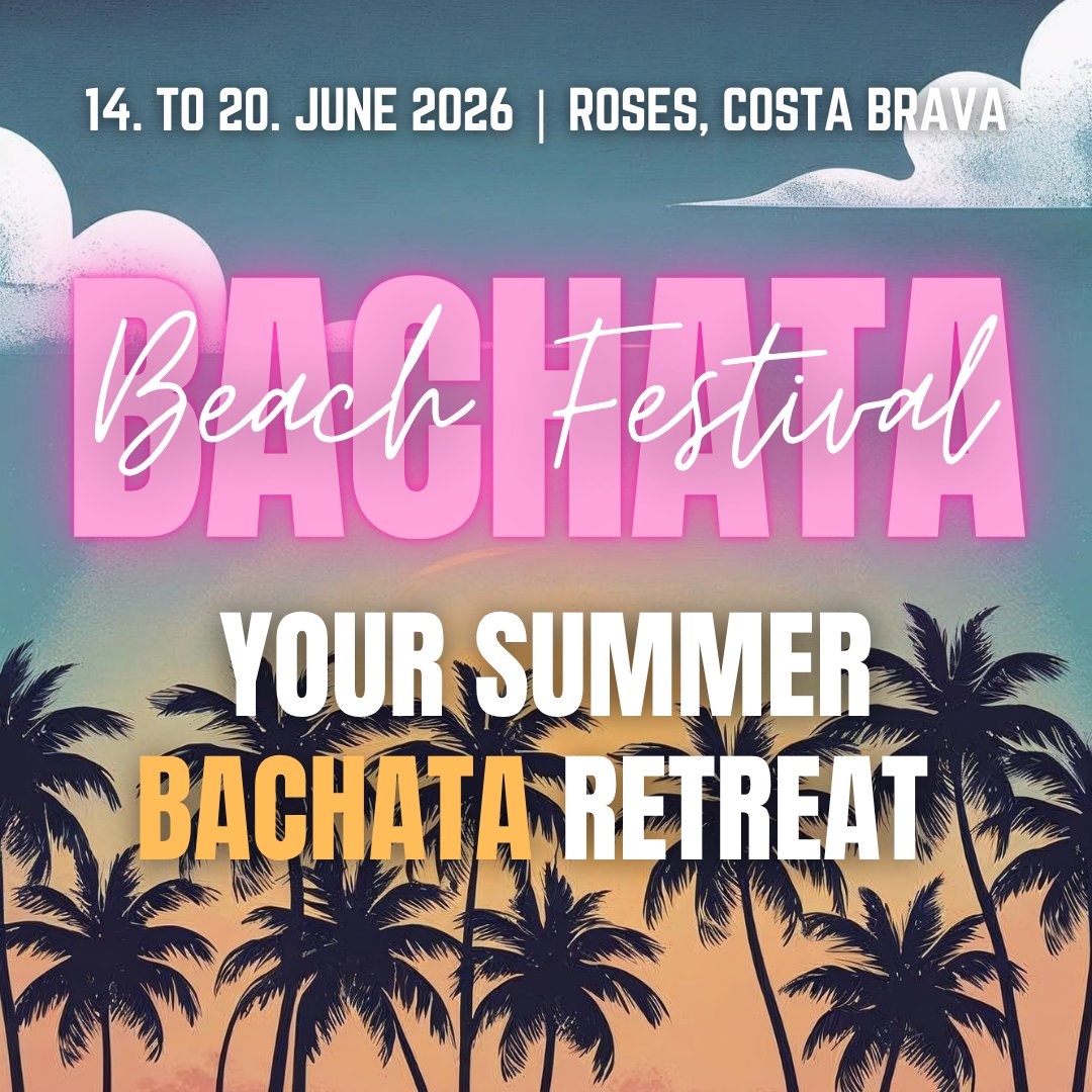 Bachata Beach Festival 2026 flyer