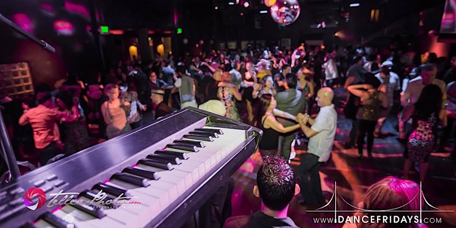 Dance Fridays – Salsa and Bachata Lessons and Social flyer