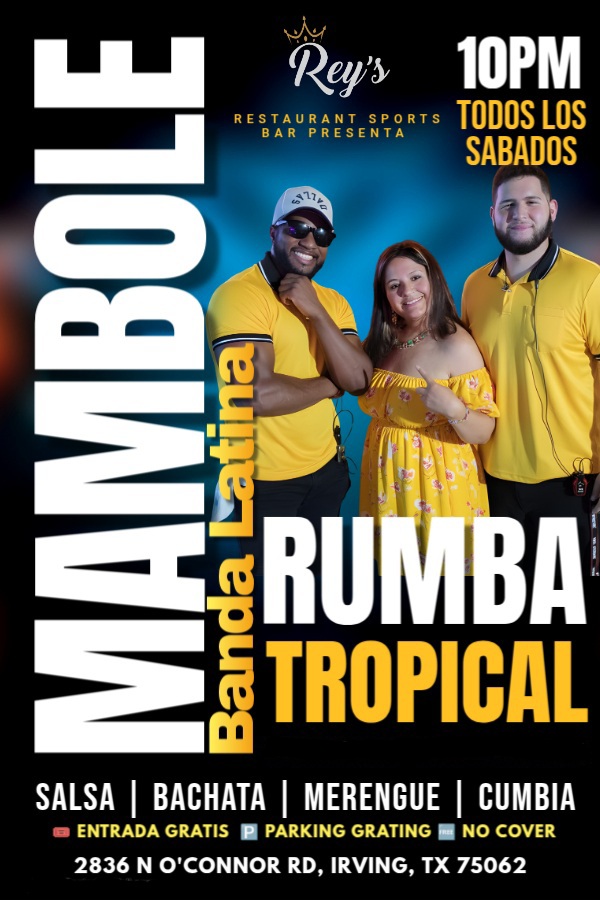 Rumba Tropical en Reys's Sports Bar flyer