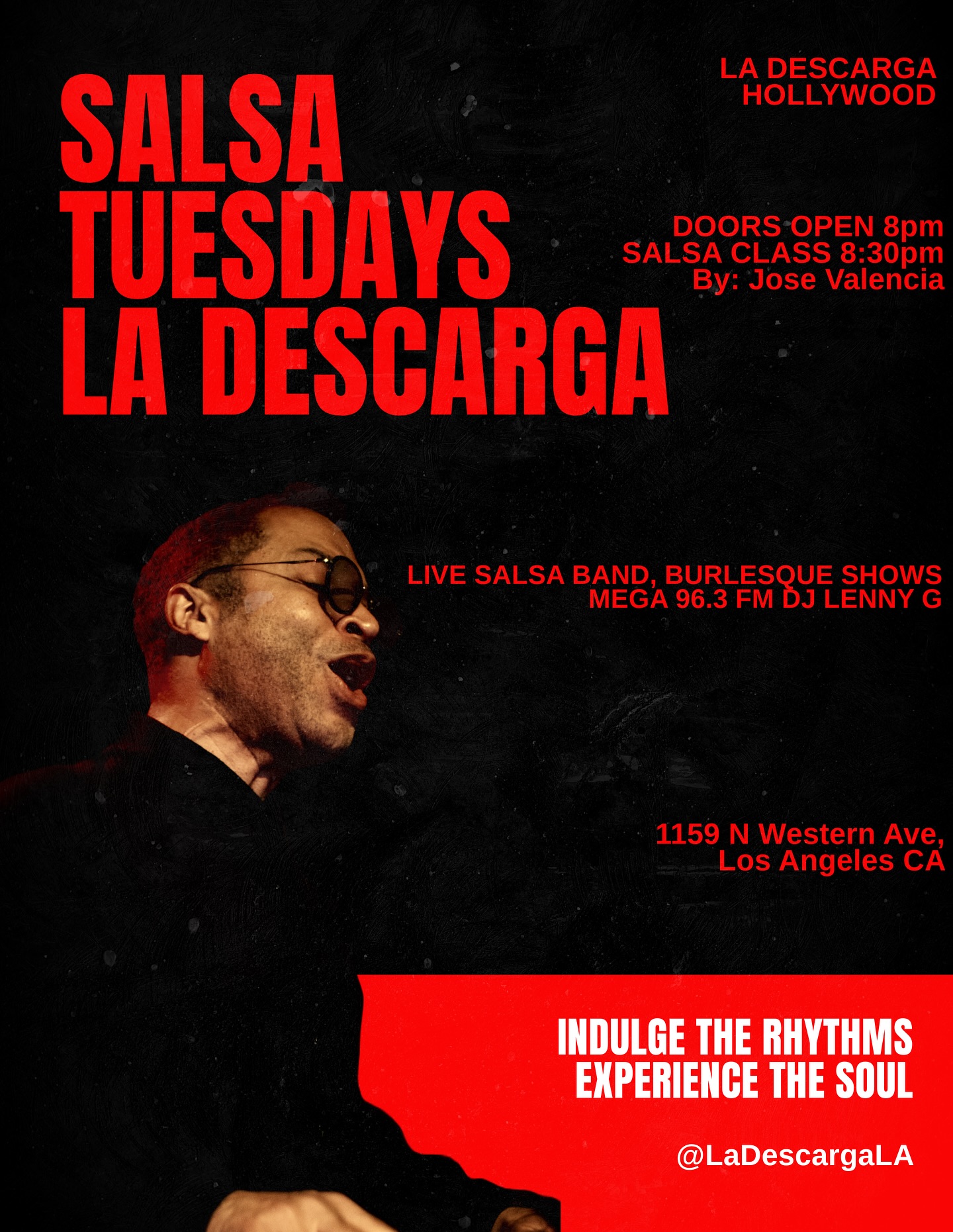 Salsa Tuesdays at La Descarga flyer
