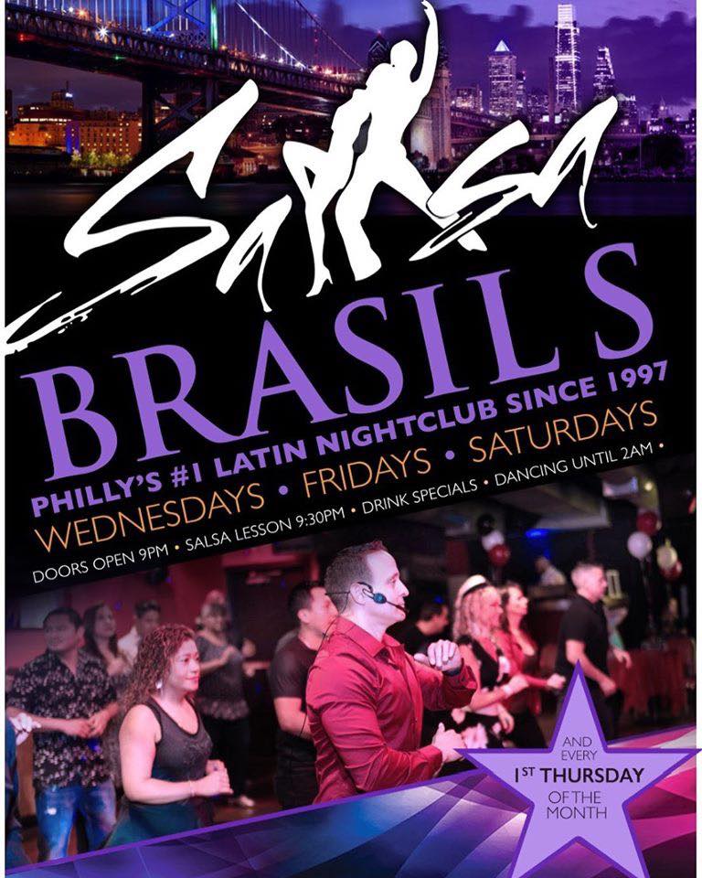 Latin Night at Brasils flyer