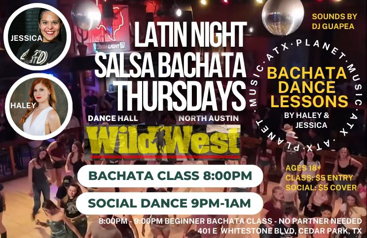 Salsa Bachata Thursdays Latin Night at Wild West Dance Hall flyer