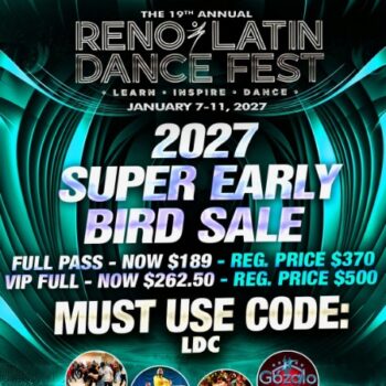 2027 Reno Latin Dance Fest flyer