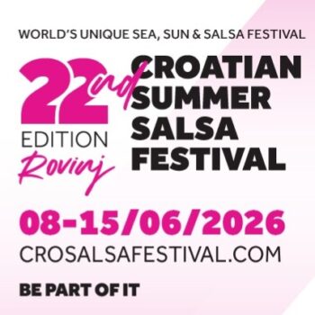 Croatian Summer Salsa Festival ROVINJ 2026 flyer