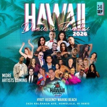 9th Annual Hawaii Salsa & Bachata Paradise flyer