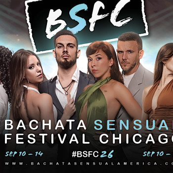 Bachata Sensual Festival Chicago 2026 flyer