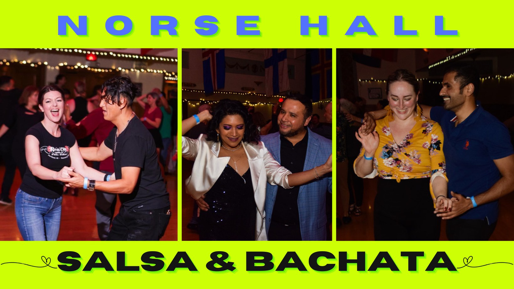 Norse Hall Salsa and Bachata flyer