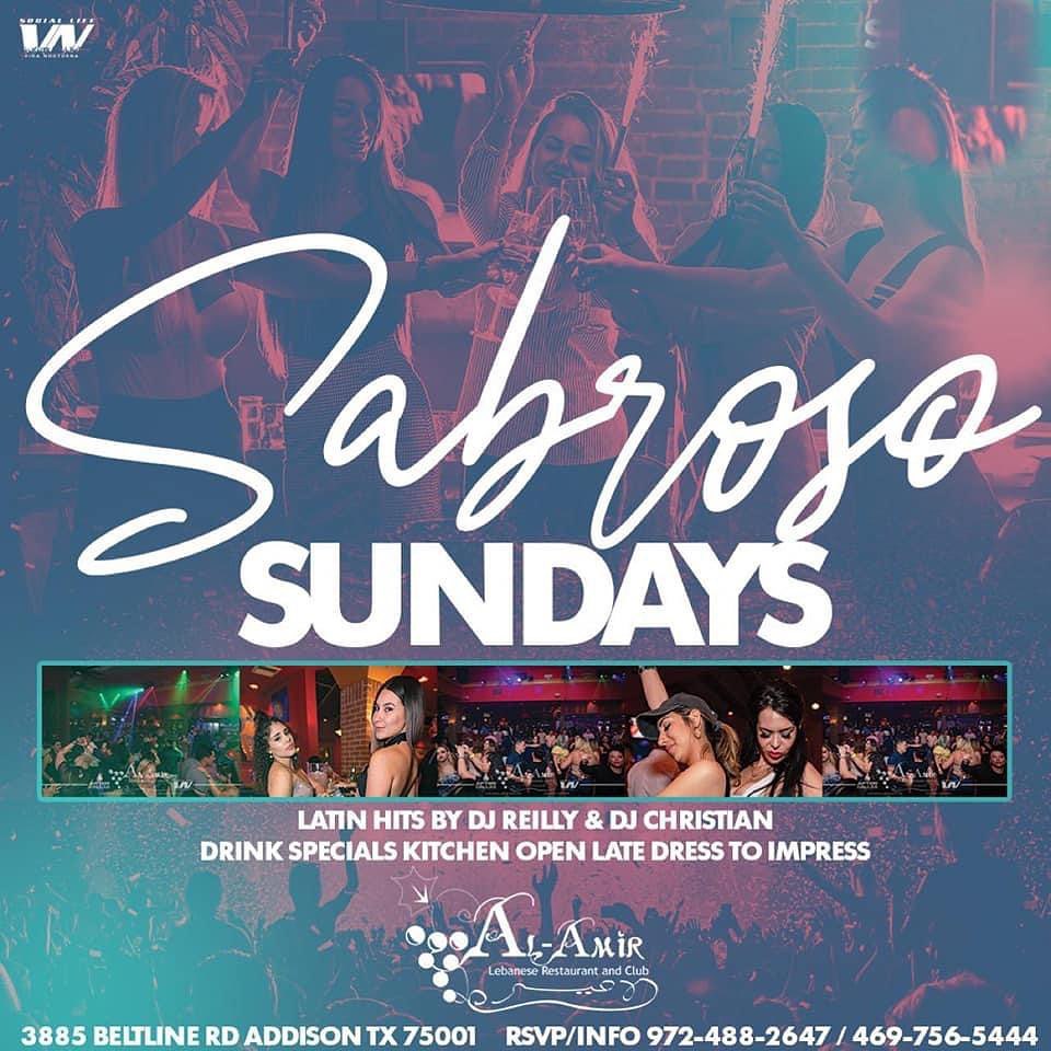 Sabroso Sundays at Al-Amir flyer