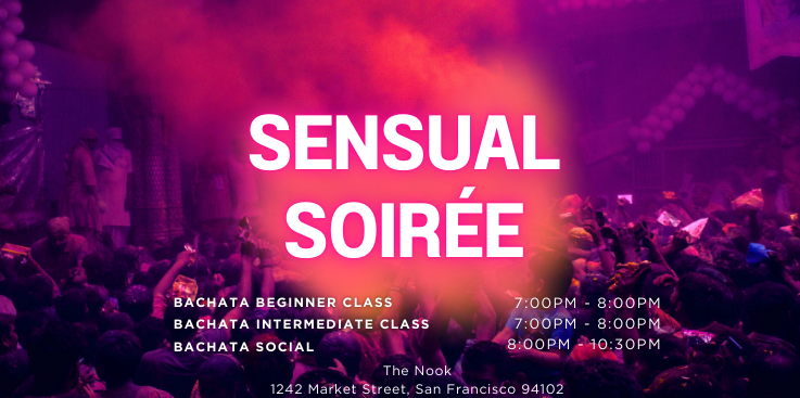 Bachata Sensual Workshop and Social flyer