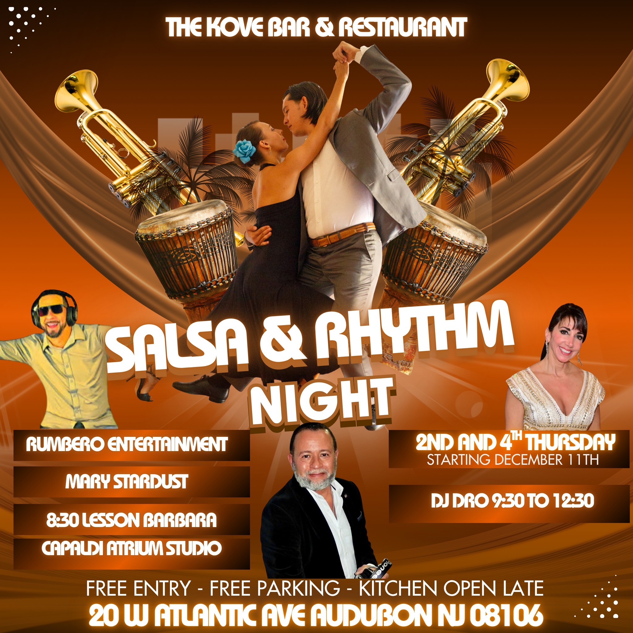 Salsa Nights at The Kove flyer