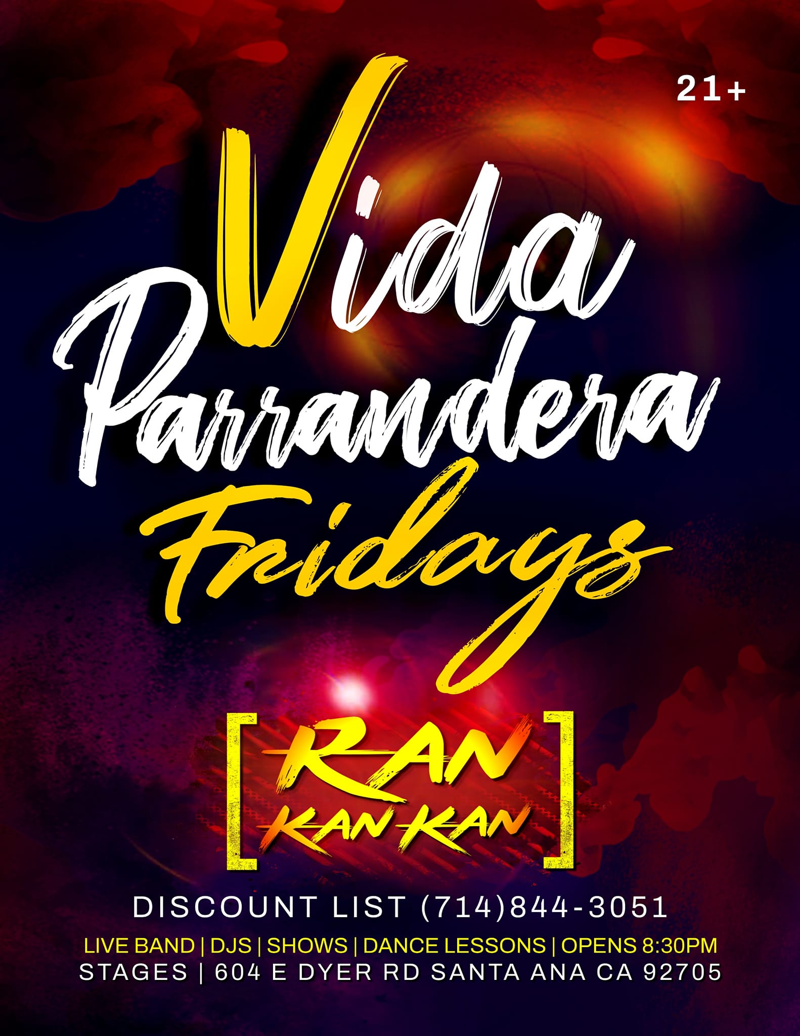 Ran Kan Kan Fridays flyer