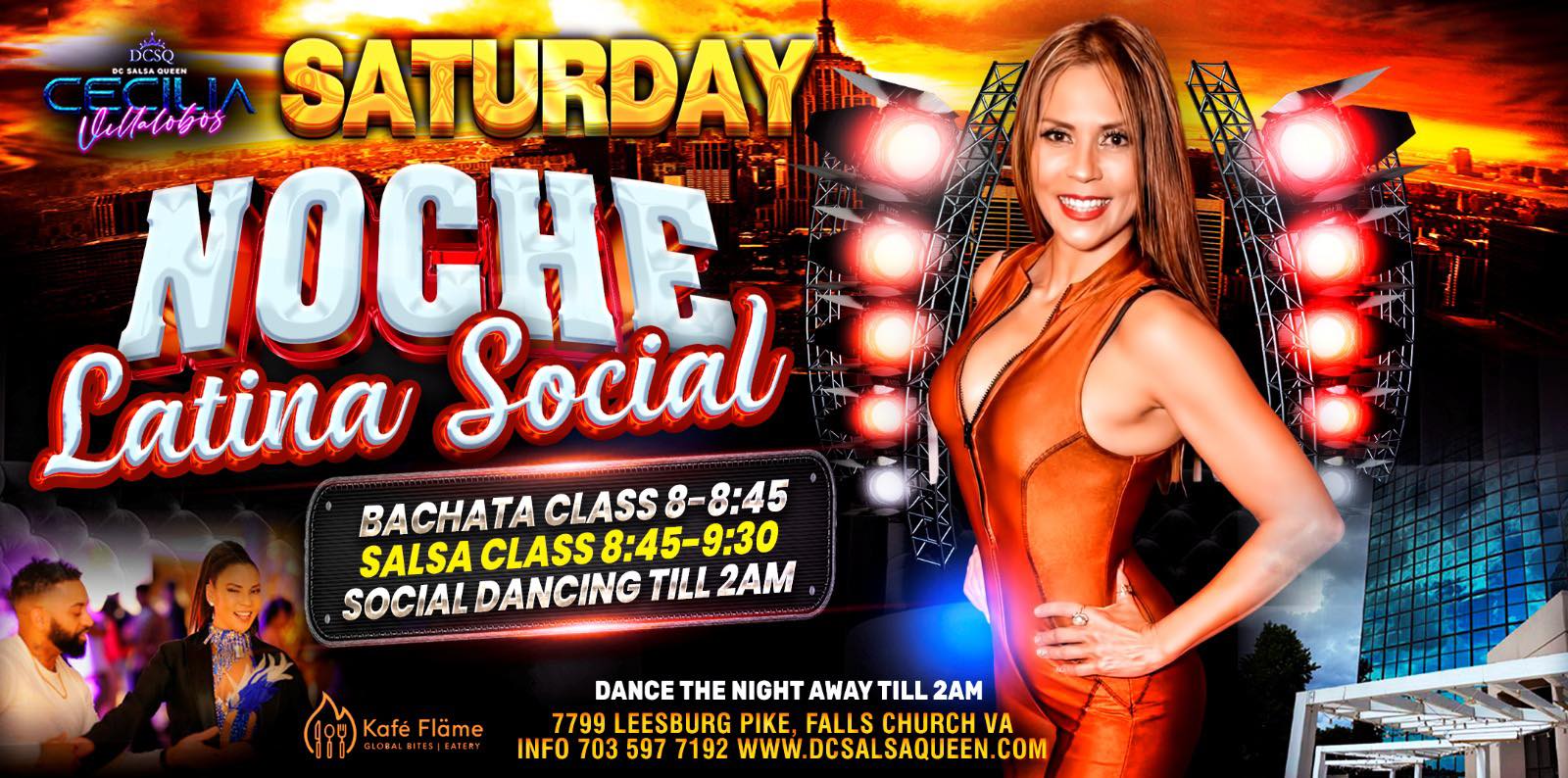 Noche Latina Social flyer