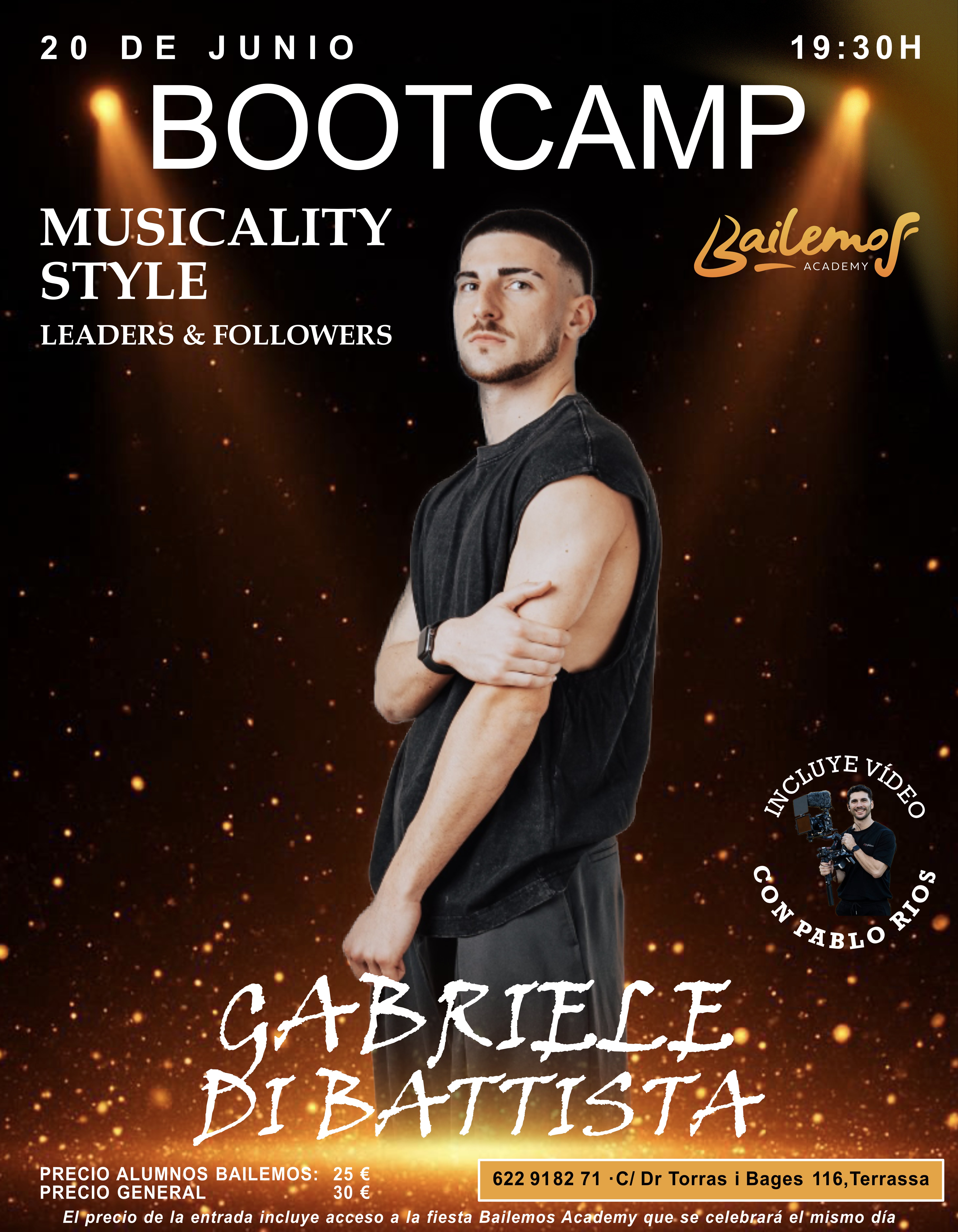 Musicality Style - Gabriele Di Battista flyer
